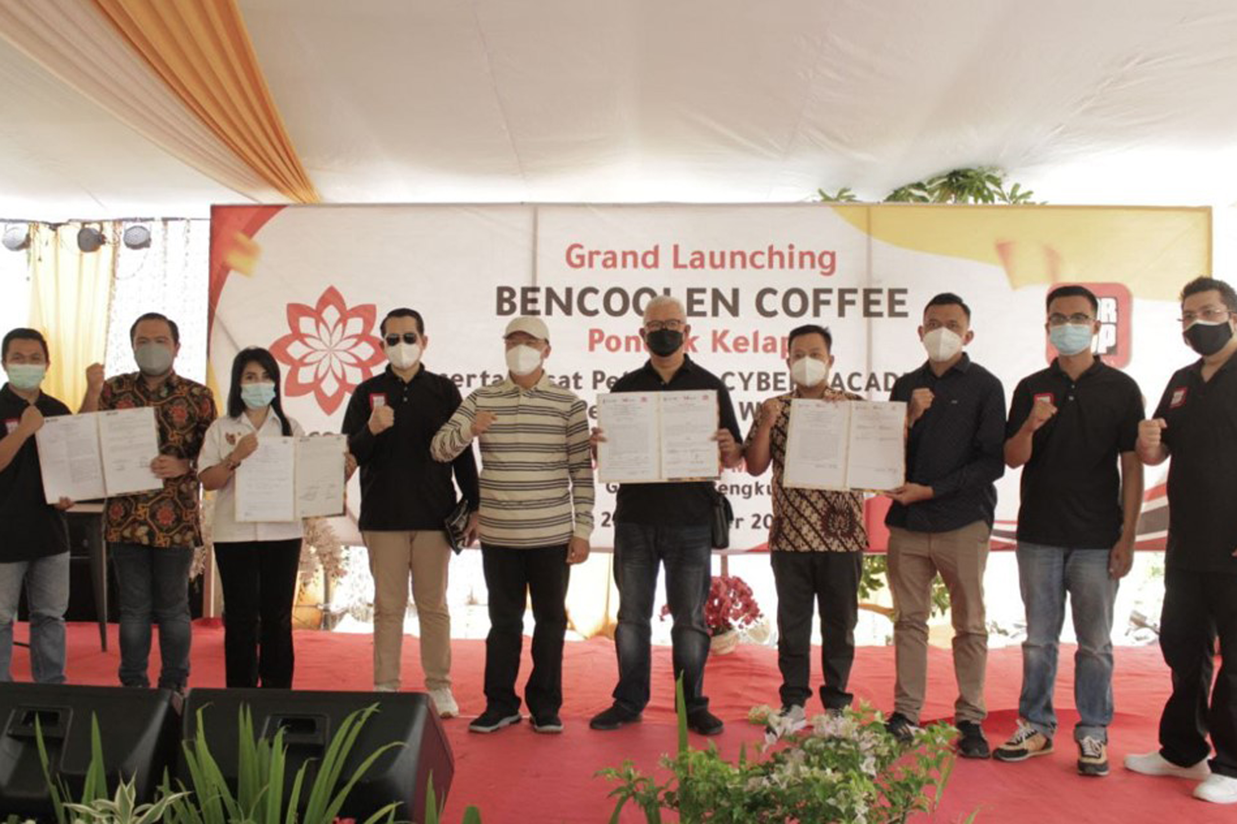 Grand Launching Bencoolen Coffee Pondok Kelapa, Bengkulu.