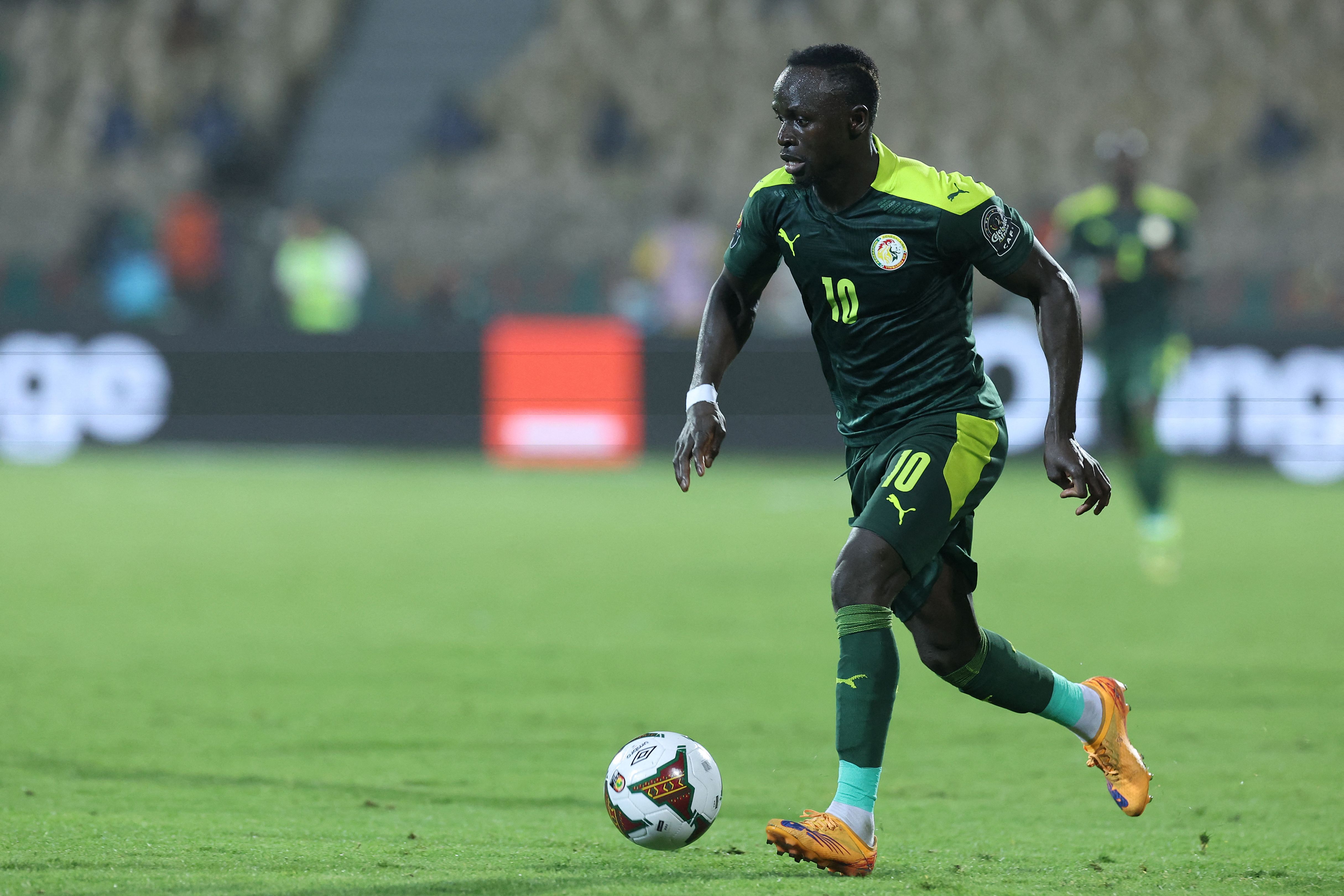 Penyerang timnas Senegal Sadio Mane