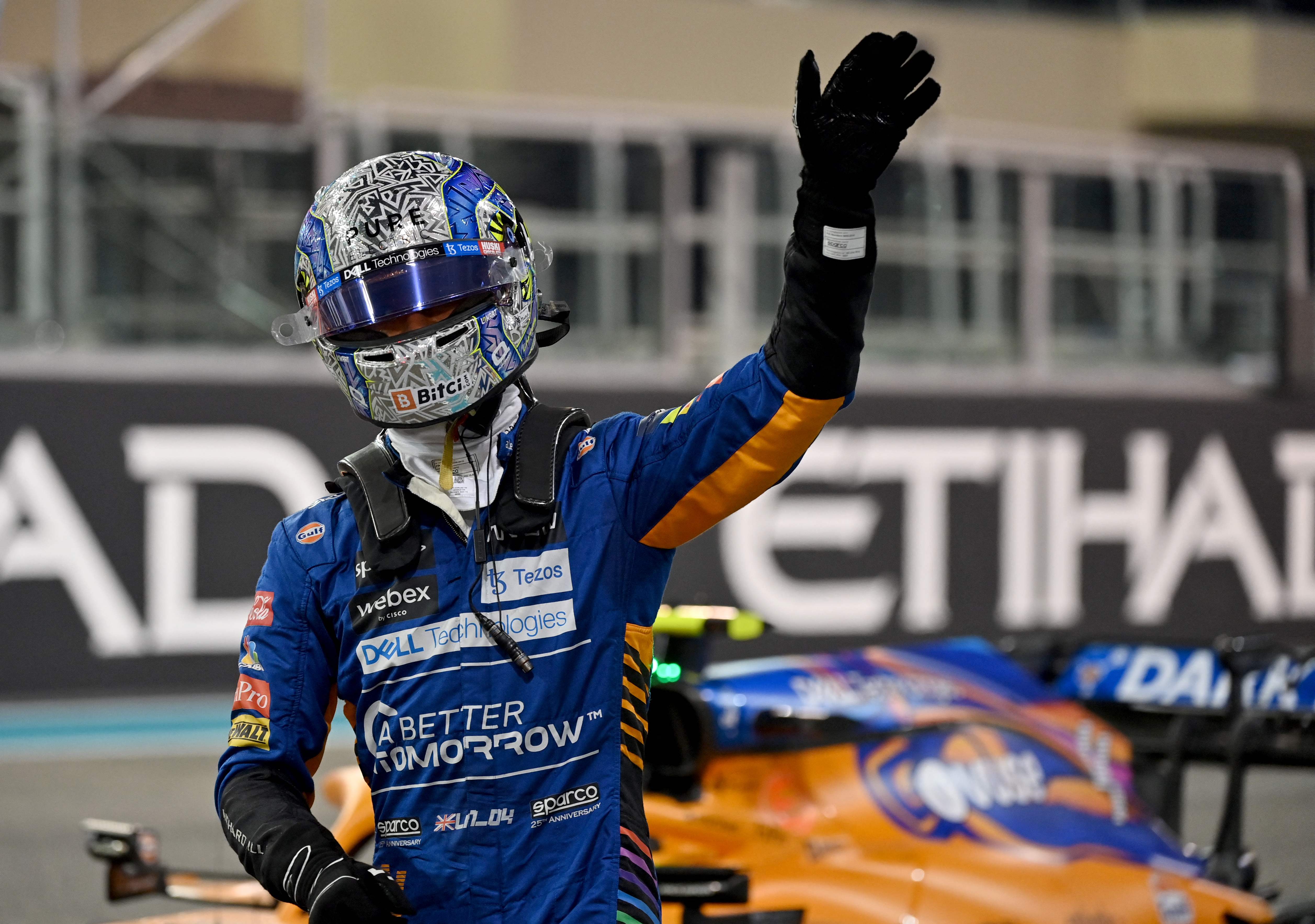 Pembalap McLaren Lando Norris