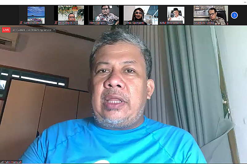 Wakil Ketua Umum Partai Gelora Fahri Hamzah 