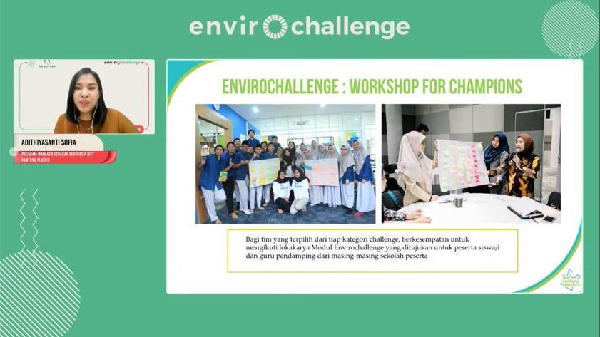 Gerakan Indonesia Diet Kantong Plastik (GIDKP) didukung The Body Shop Indonesia akan menggelar 'Envirochallenge'.