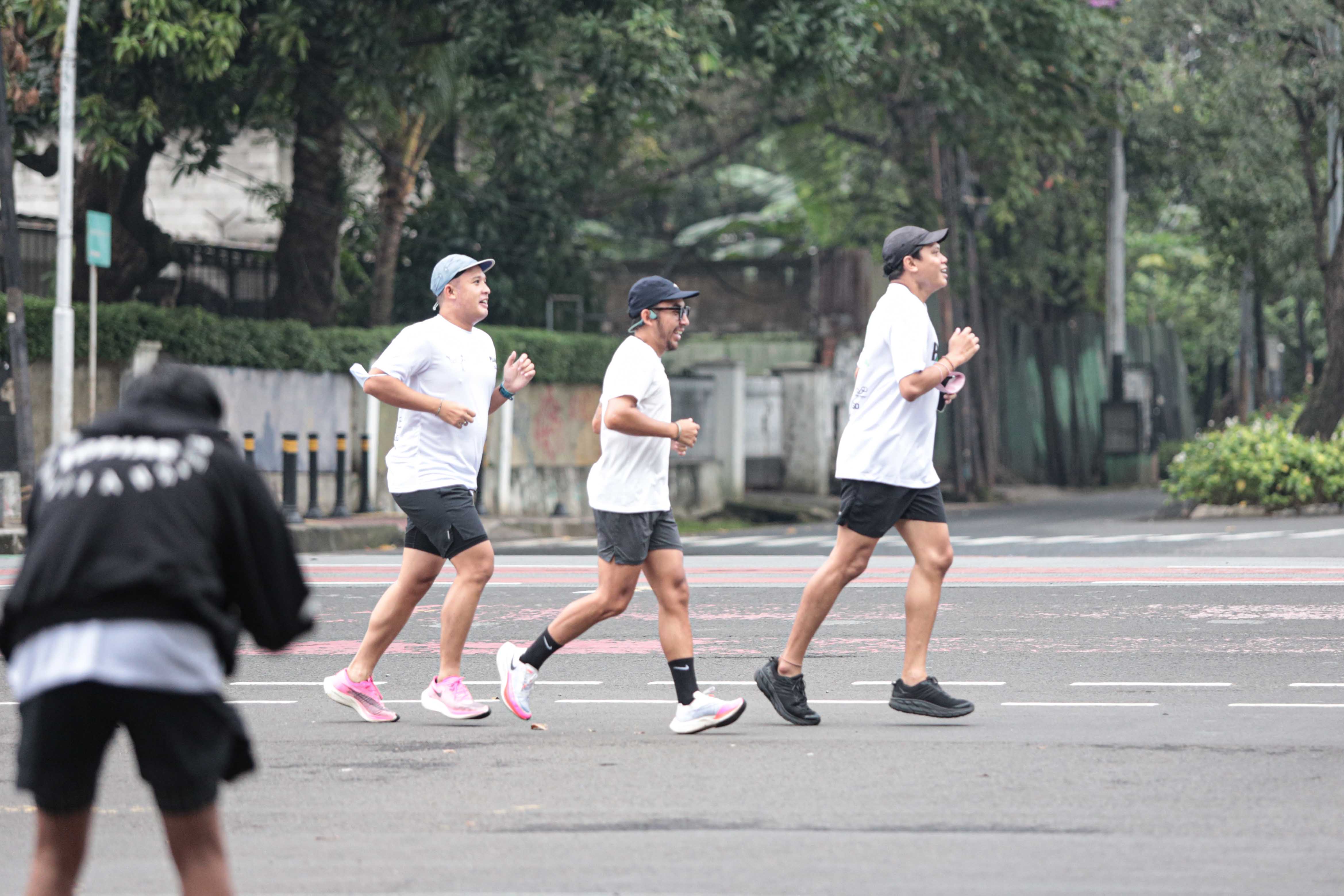 Peserta yang mengikuti ajang #pelarian 