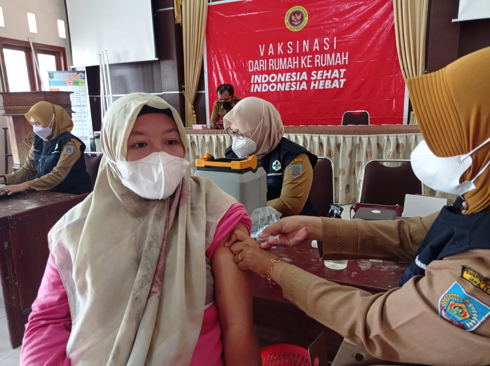 Binda Jateng terus mengakselerasi vaksinasi covid-19 di wilayahnya, kali ini menyasar 4 kabupaten, Rabu (16/2)