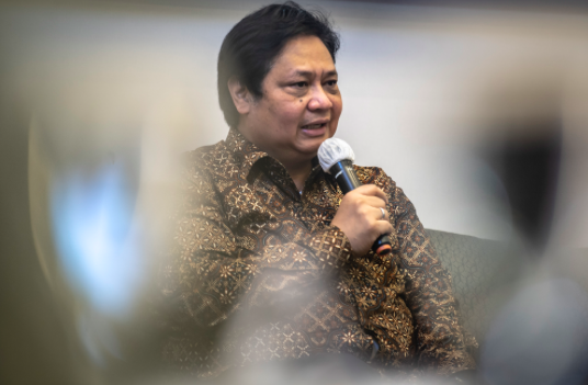 Menko Perekonomian Airlangga Hartarto.