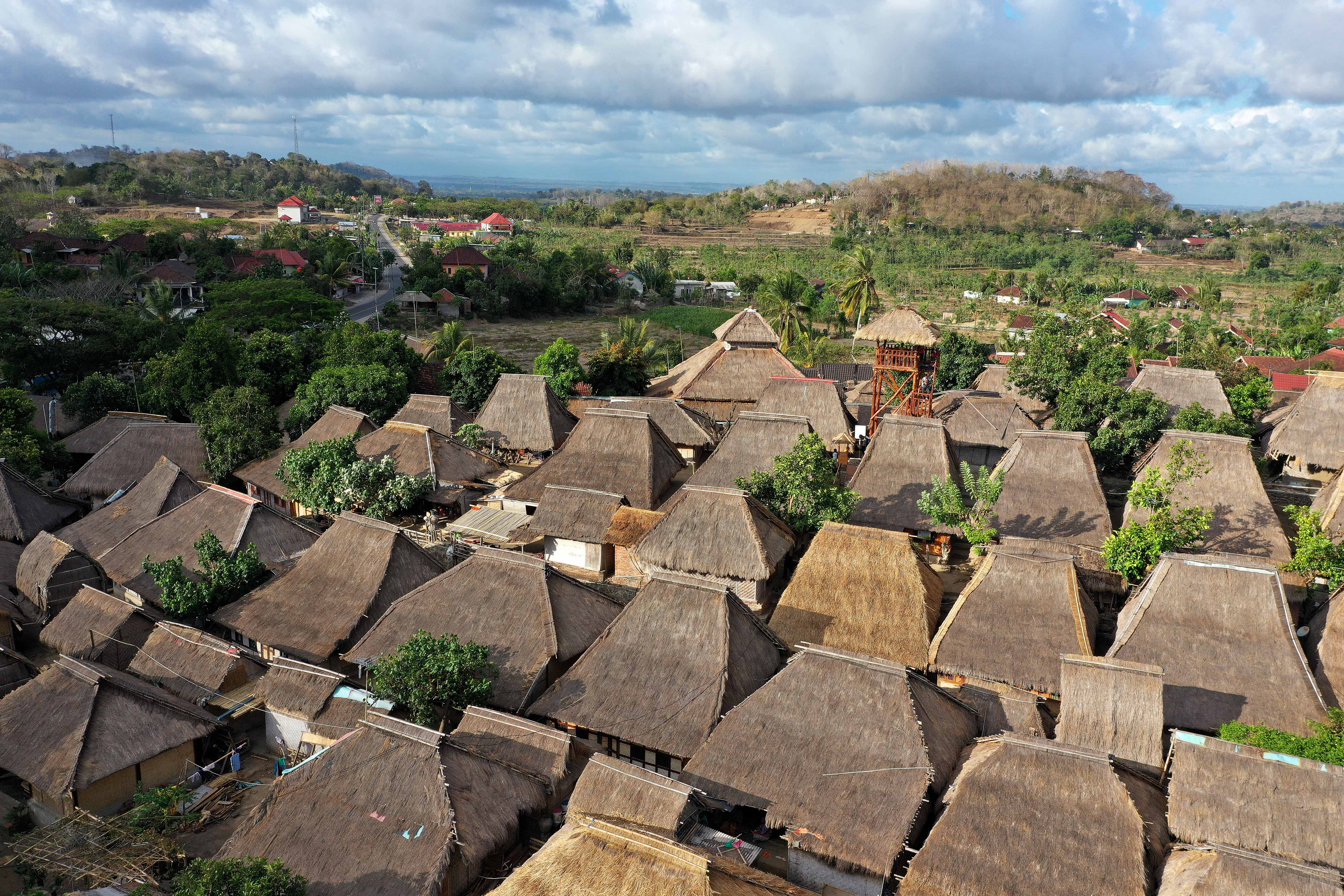 Desa Wisata Sade di Lombok, Nusa Tenggara Barat, yang menjadi salah satu tempat untuk mendukung gelaran MotoGP Mandalika.