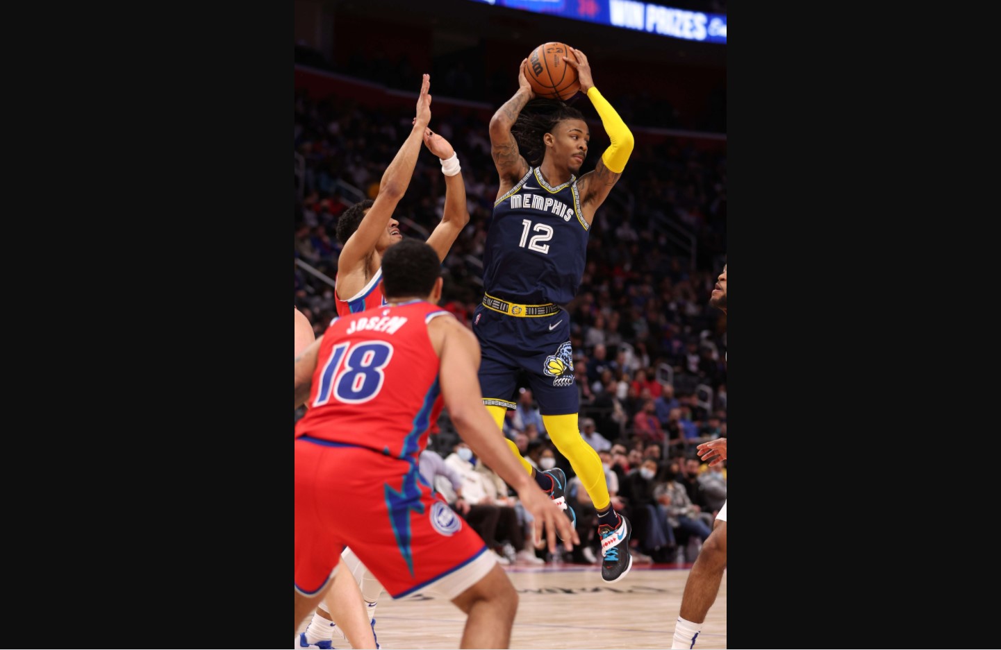 Laga NBA antara Detroit Pistons dan Memphis Grizzlies