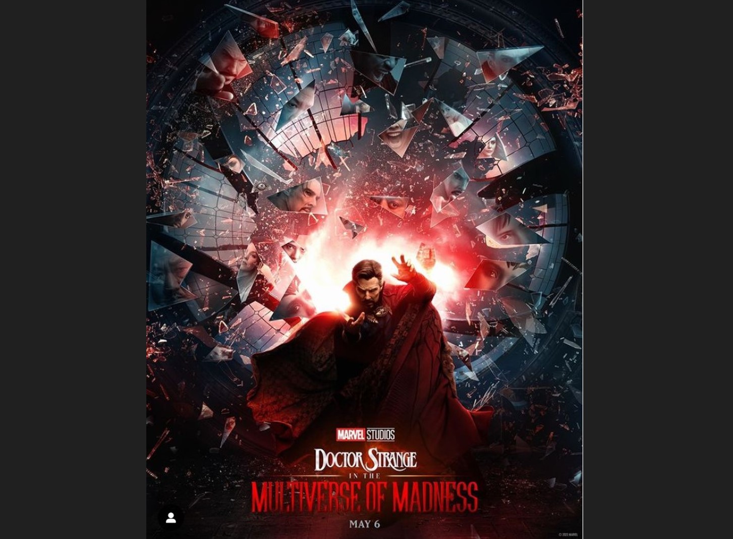 Poster film Doctor Strange in the Multiverse of Madness