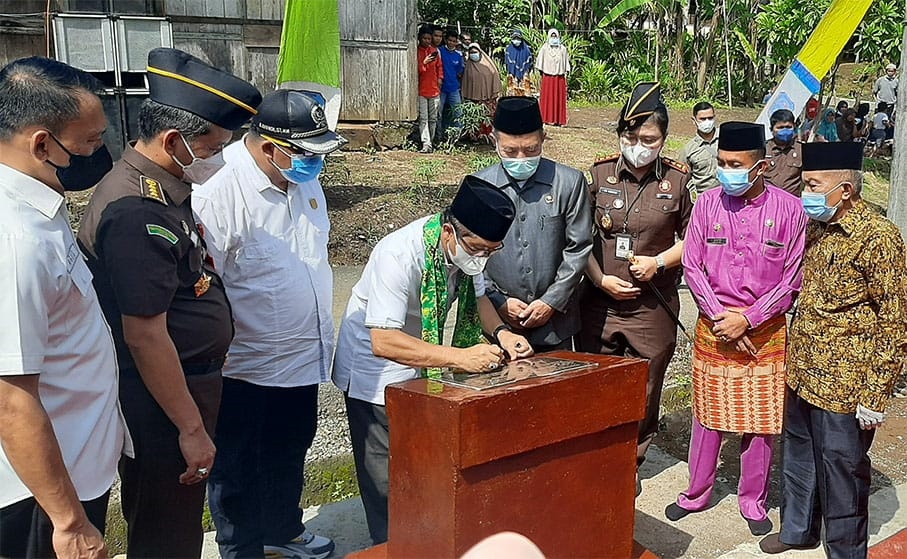 Peresmian Desa Sekancing menjadi Kampung Restorative Justice