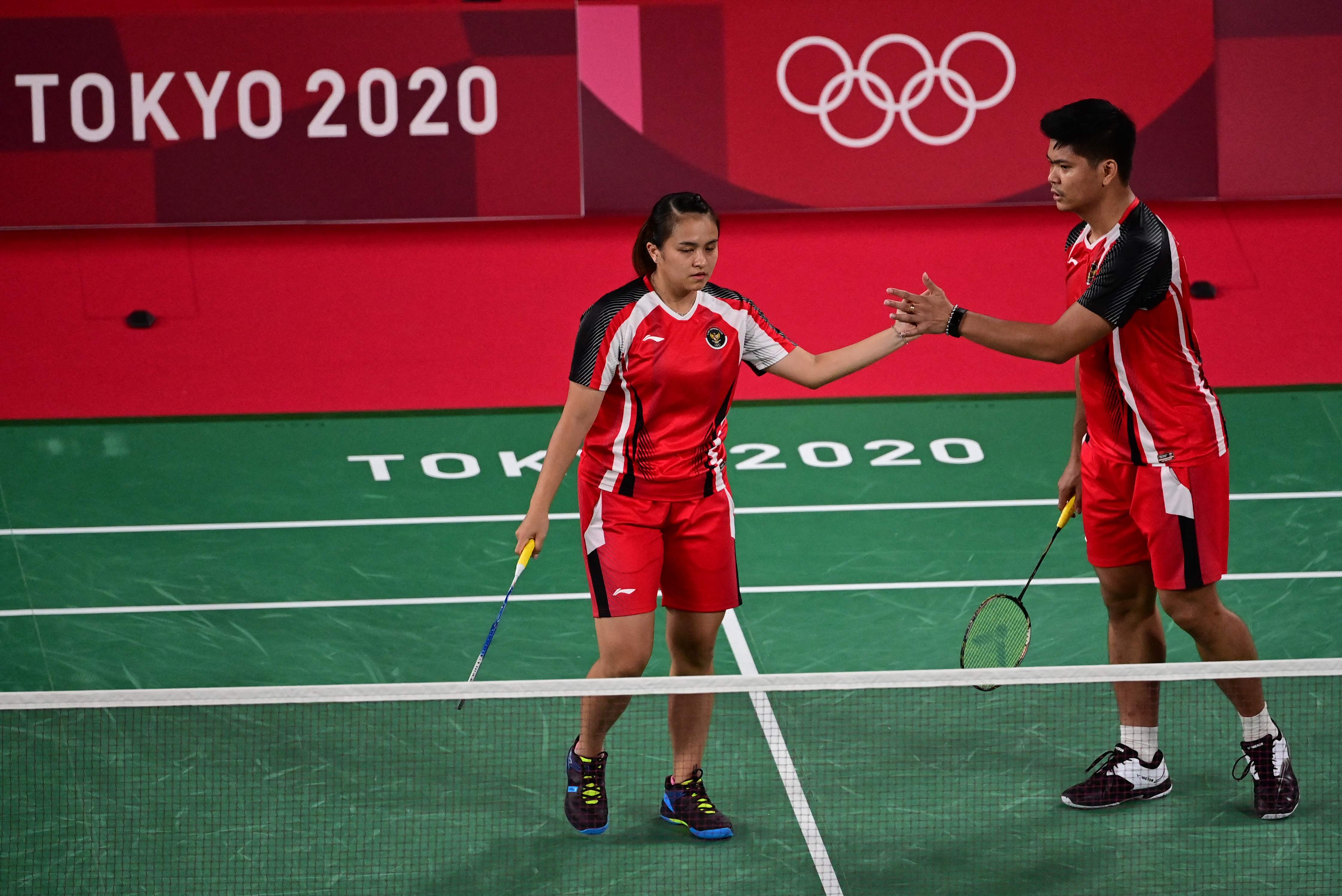 Ganda campuran Praveen Jordan (kanan) dan Melati Daeva Oktavianti