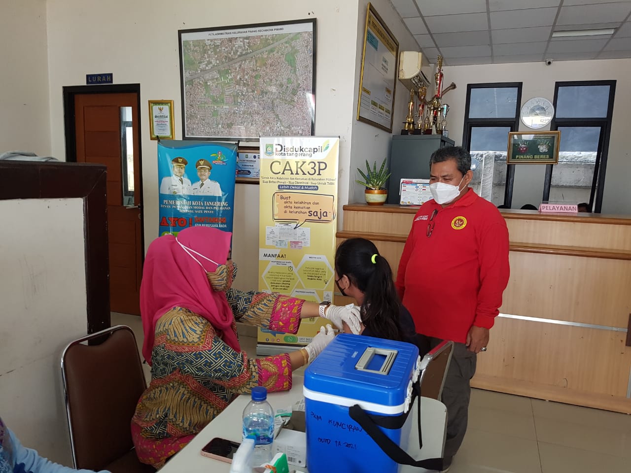 Badan Intelijen Negara (BIN) Daerah Banten terus menggelar percepatan vaksinasi COVID-19