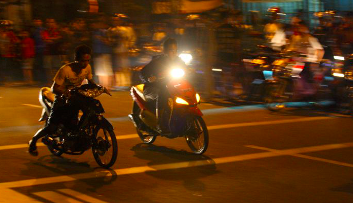  Ilustrasi: Balap liar