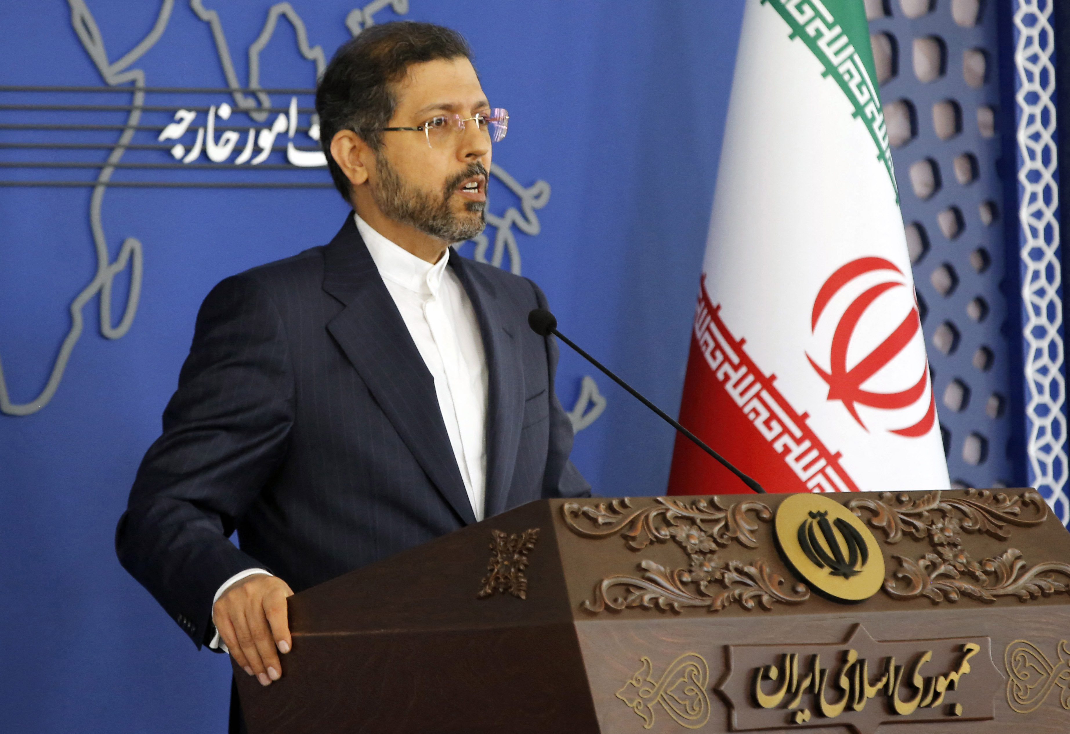 Juru Bicara Kementerian Luar Negeri Iran Saeed Khatibzadeh.