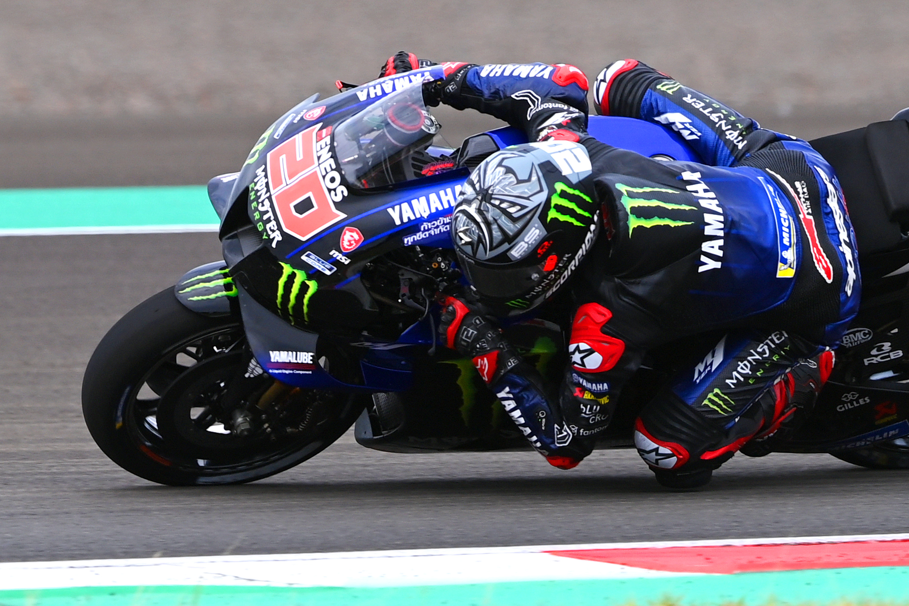 Pembalap Monster Energy Yamaha Fabio Quartararo