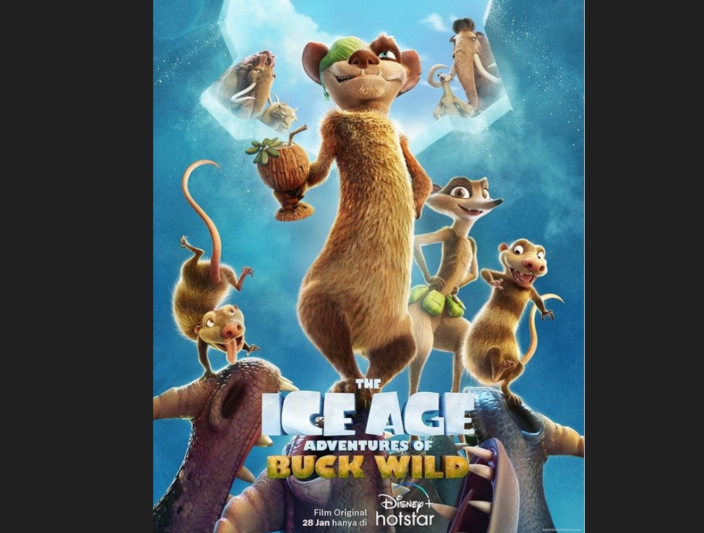 Poster film The Ice Age Adventures of Buck Wild