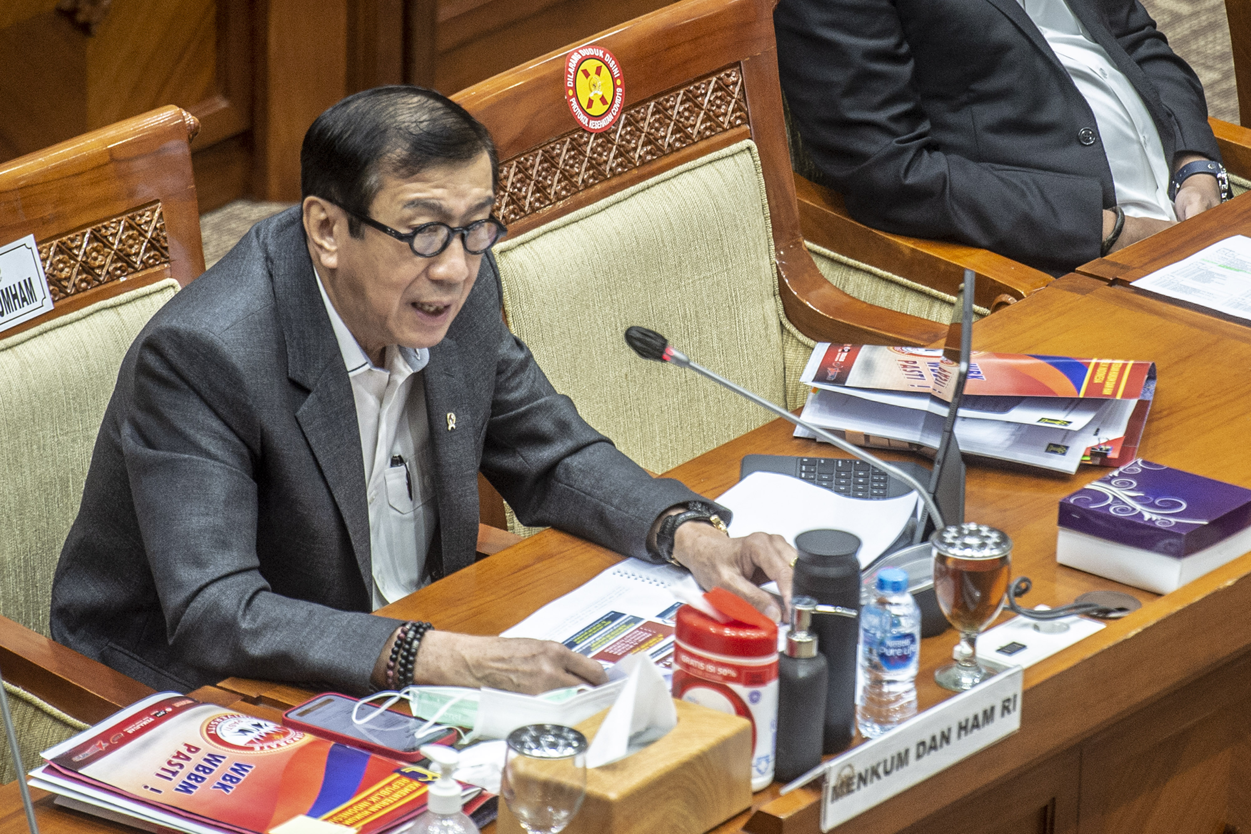 Menkumham Yasonna H Laoly 