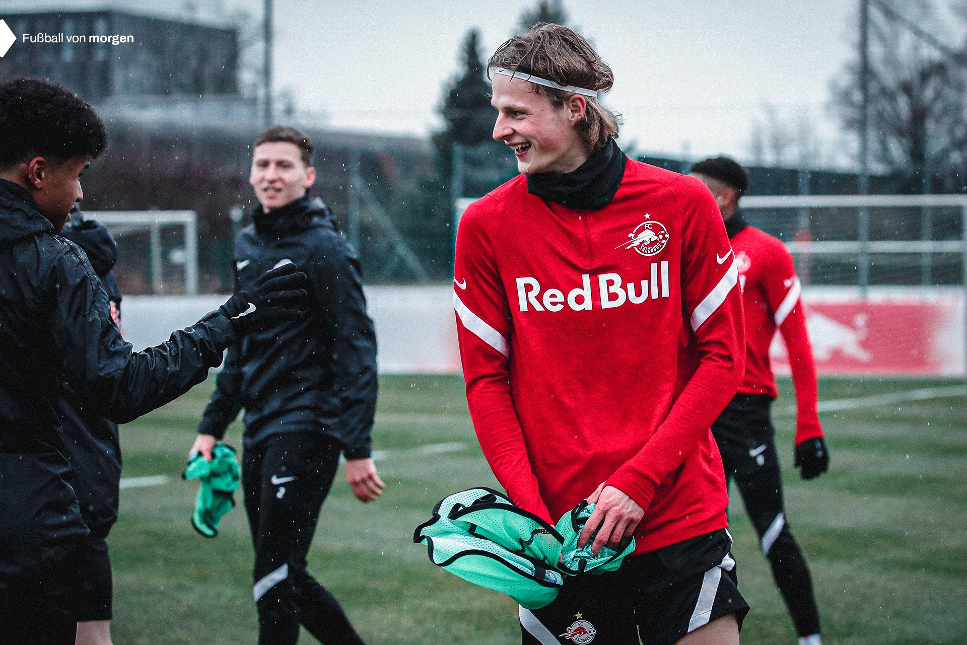 Skuad Salzburg tengah berlatih