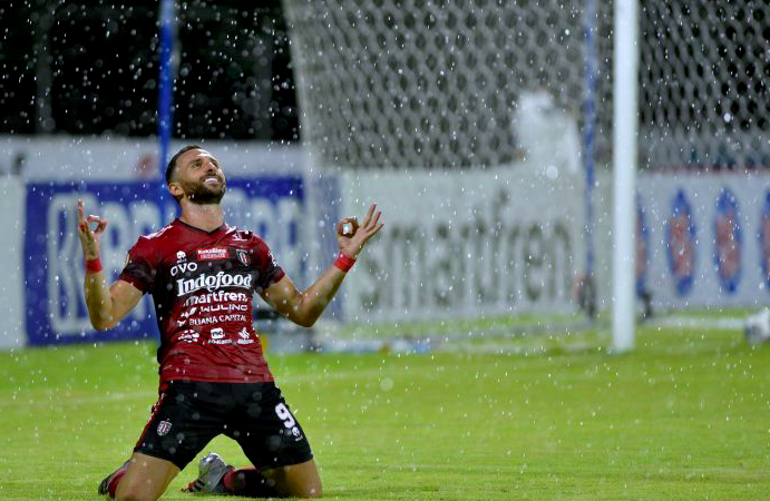 Pesepak bola Bali United Ilija Spasojevic