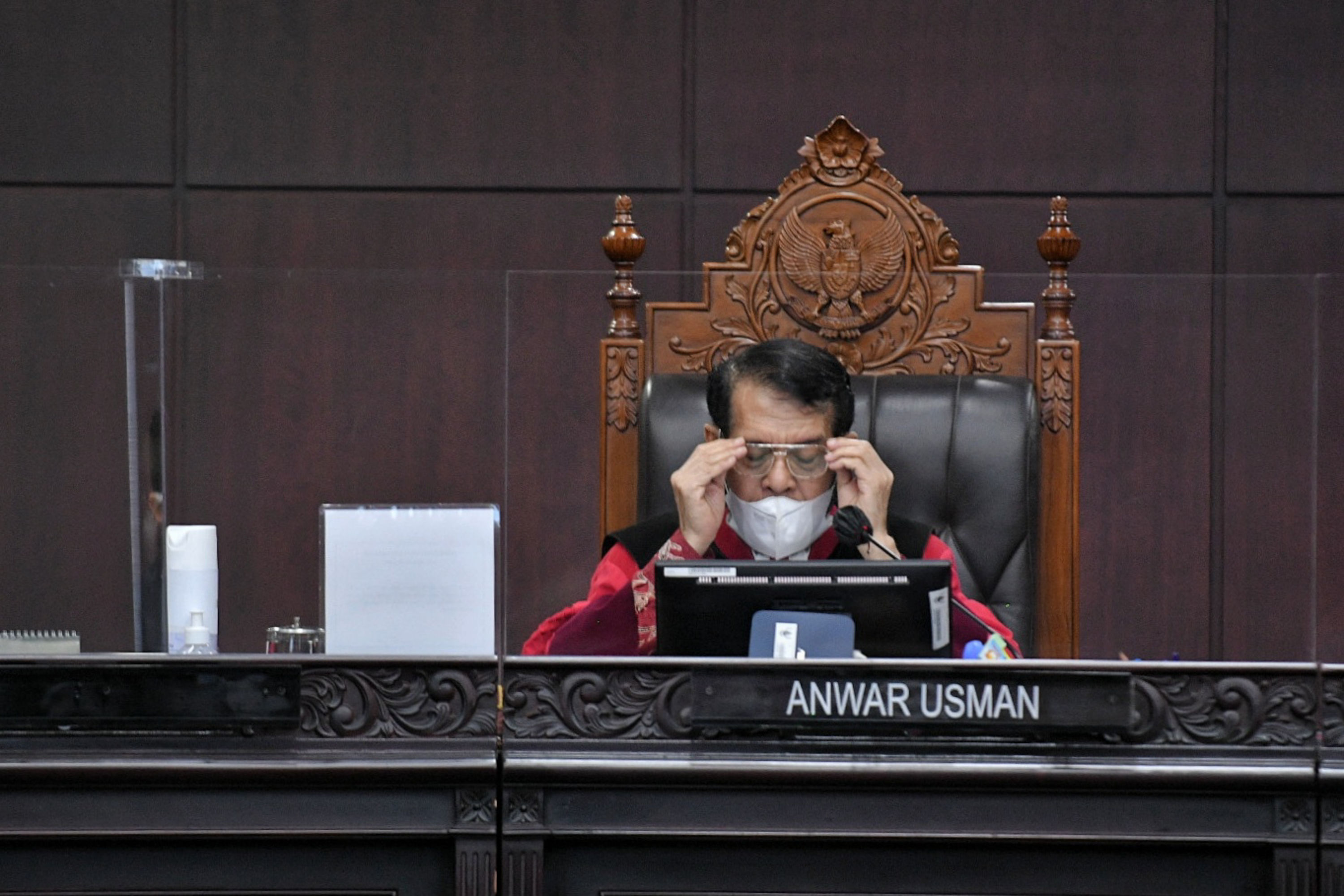 Ketua Majelis Hakim Konstitusi Anwar Usman