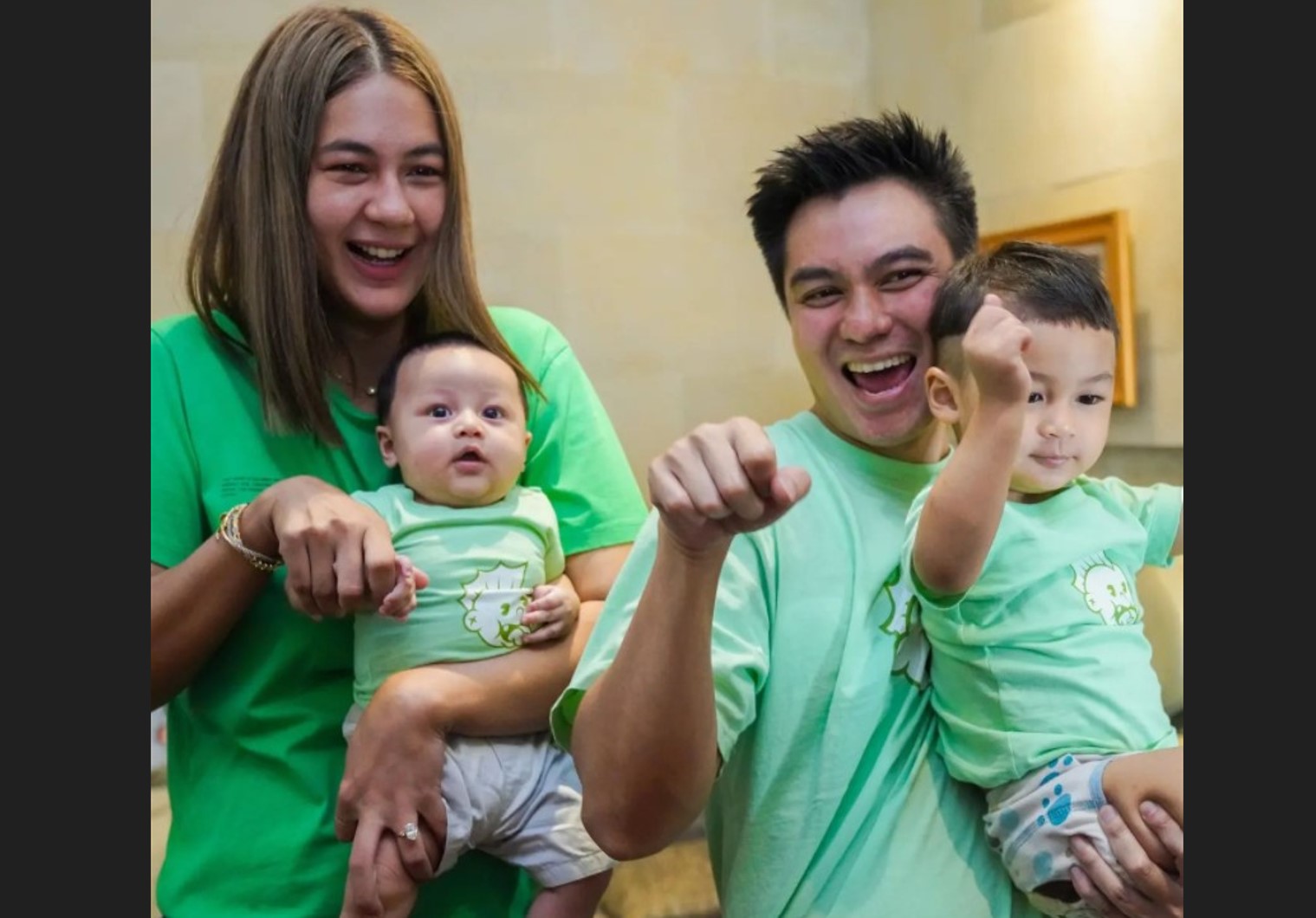 Pasangan selebritas Baim Wong dan Paula Verhoeven