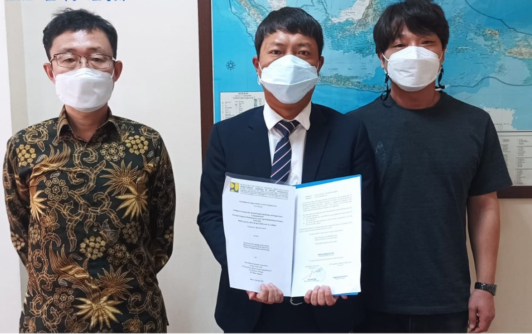 KOREA Rural Community Corporation (KRC) memenangi proyek irigasi di bawah  Ditjen Sumber Daya Air, Kementerian PUPR RI. 