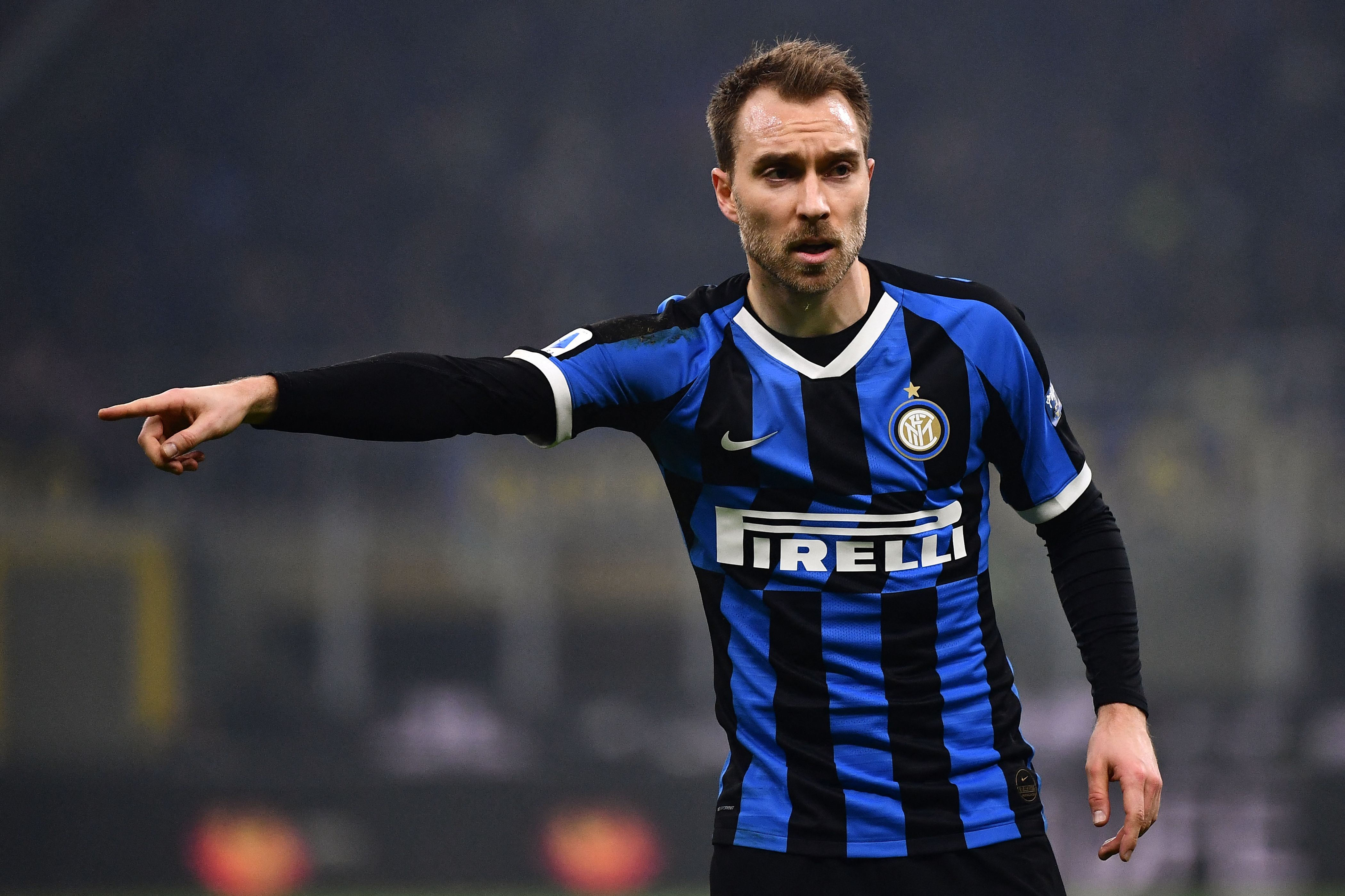 Gelandang asal Denmark, Christian Eriksen, saat masih berseragam Inter Milan. 