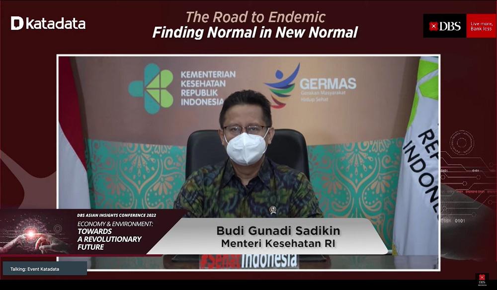  Menses Budi Gunadi Sadikin menjadi pembicara di Asian Insights Conference 2022 bertema “The Road to Endemic-Finding Normal in New Normal