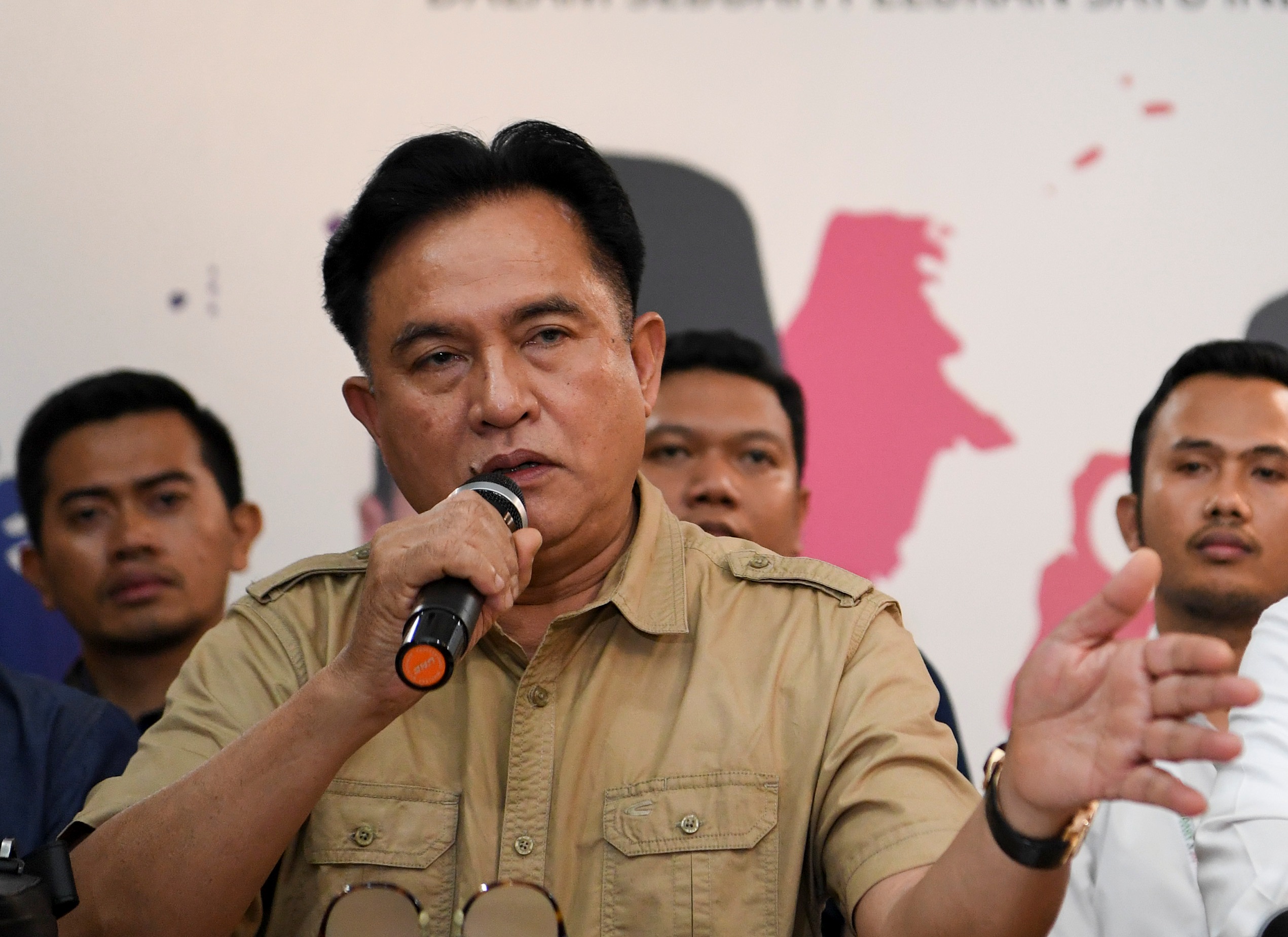 Mantan Menteri Hukum dan Hak Asasi Manusia (HAM) Yusril Ihza Mahendra.