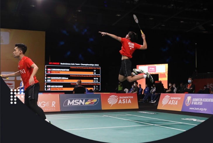 Ganda putra Indonesia Leo Rolly Carnando/Daniel Marthin