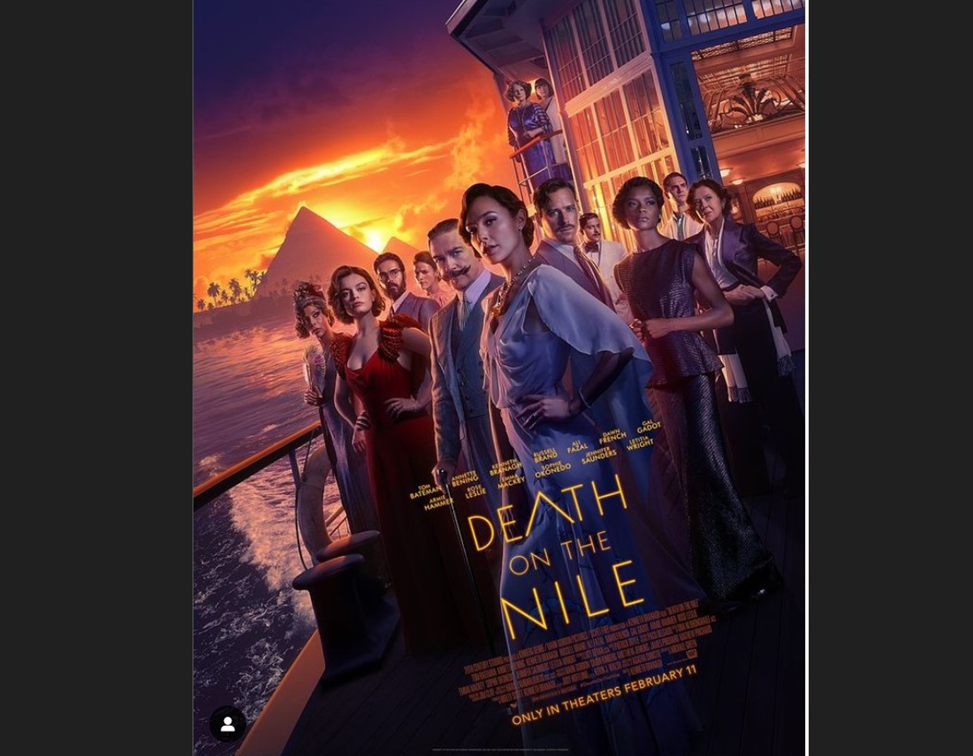 Poster film Death on the Nile