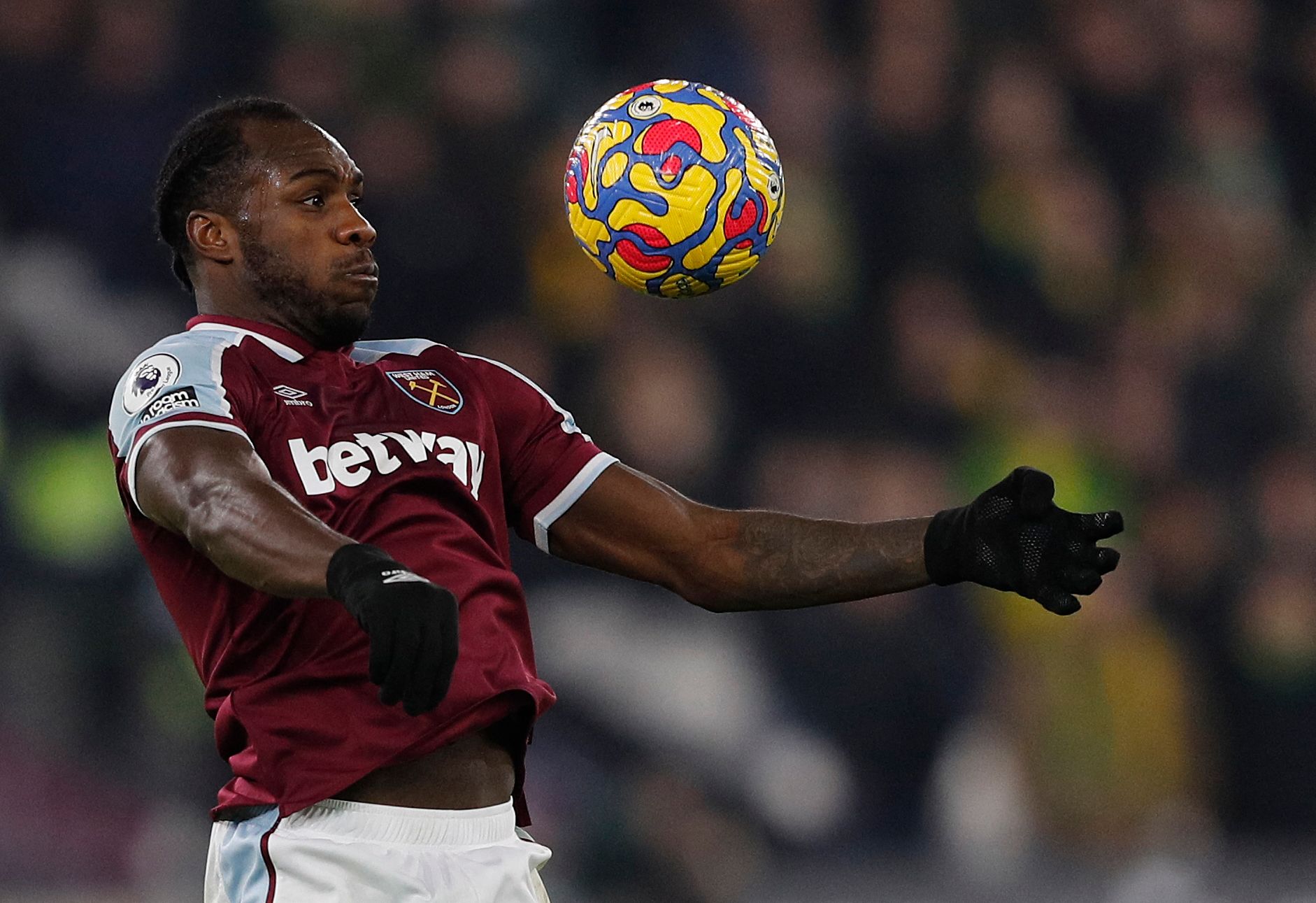 Gelandang West Ham United Michail Antonio
