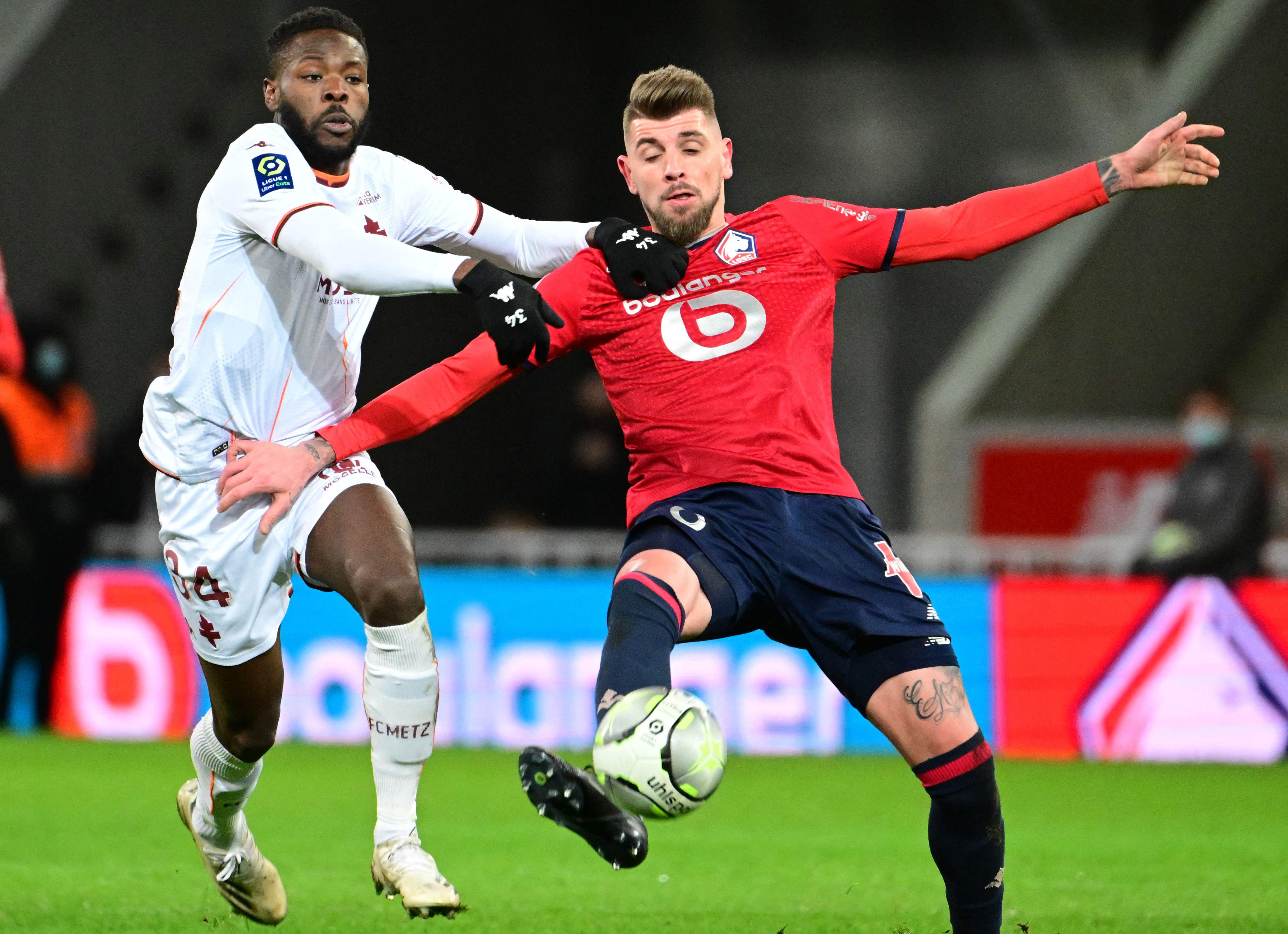 Laga Ligue 1 antara Lille dan Metz