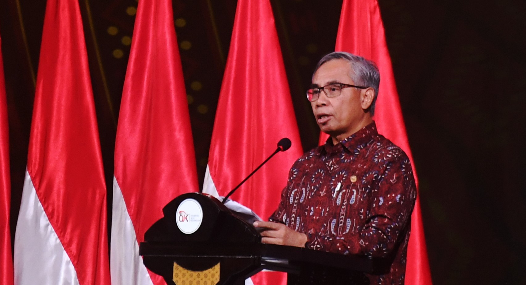 Ketua Dewan Komisioner Otoritas Jasa Keuangan (OJK) Wimboh Santoso 