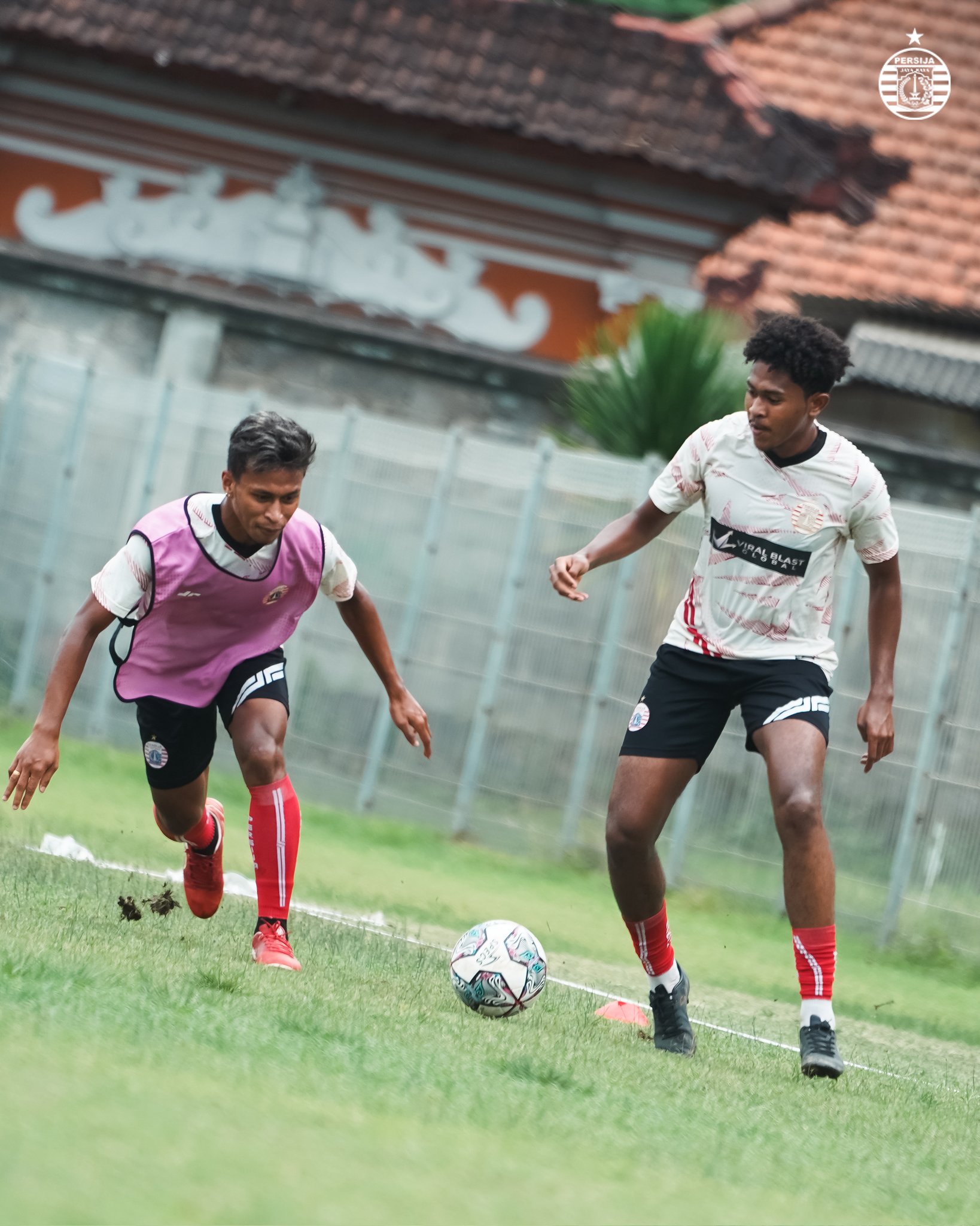 Sesi latihan tim Persija
