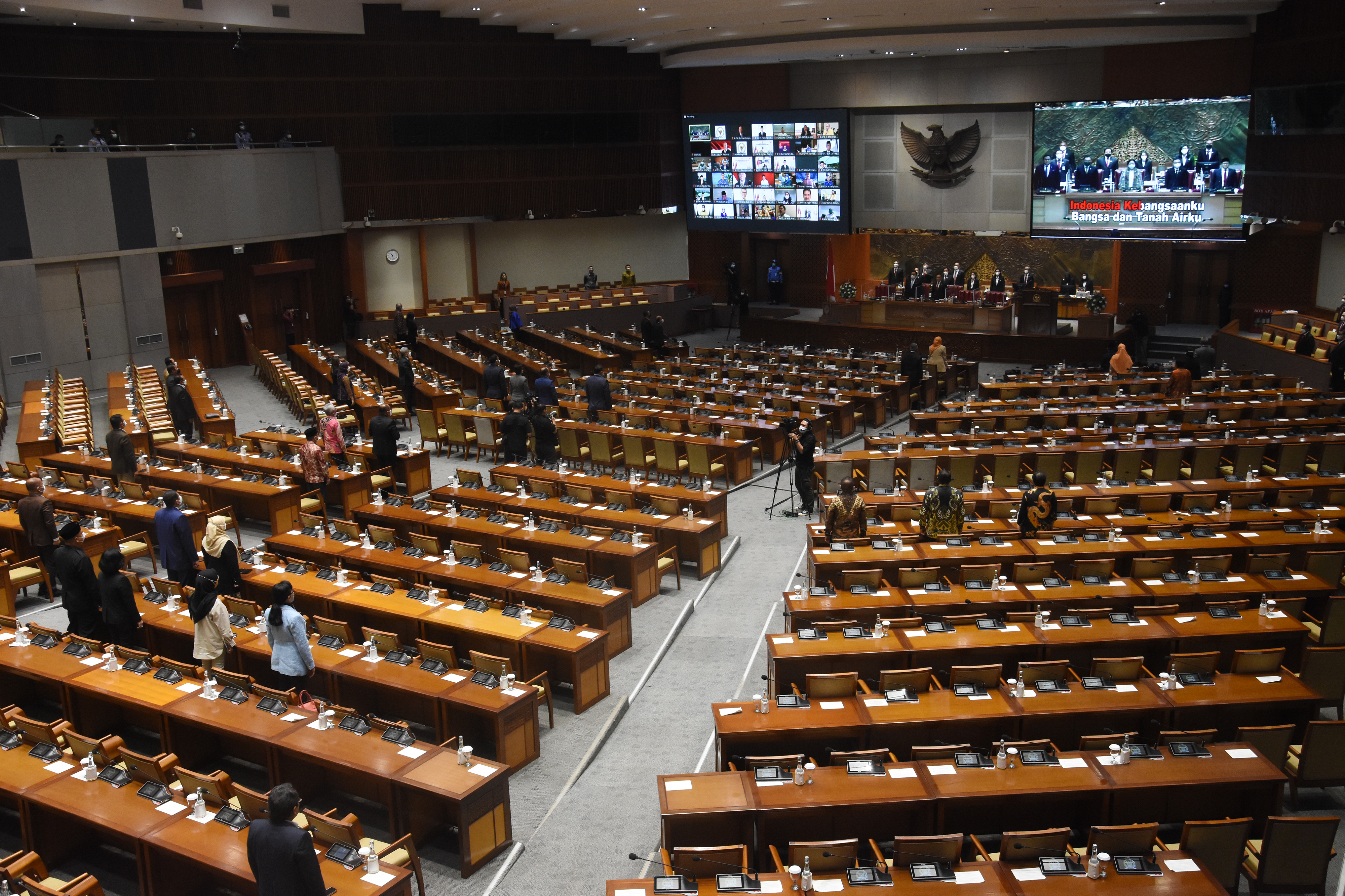 Ilustrasi--Rapat paripurna DPR
