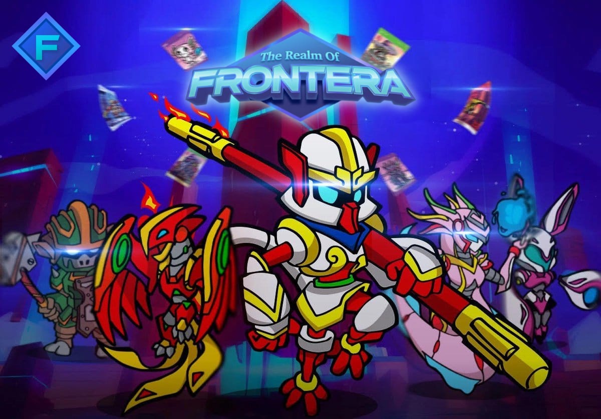 Frontera menghadirkan kartu NFT (non-fungible token) dengan karakter AI Mecha yang merupakan hero dalam game.
