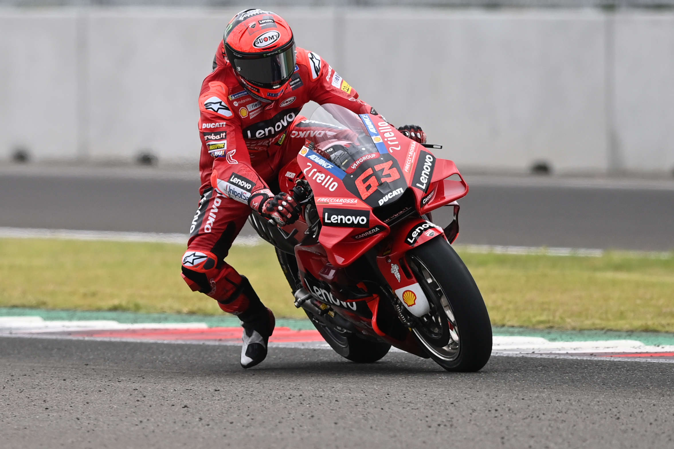  Pembalap Ducati Lenovo Team Francesco Bagnaia.