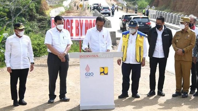 Presiden Joko Widodo dalam kunjungan kerja di Provinsi Sumatra Utara