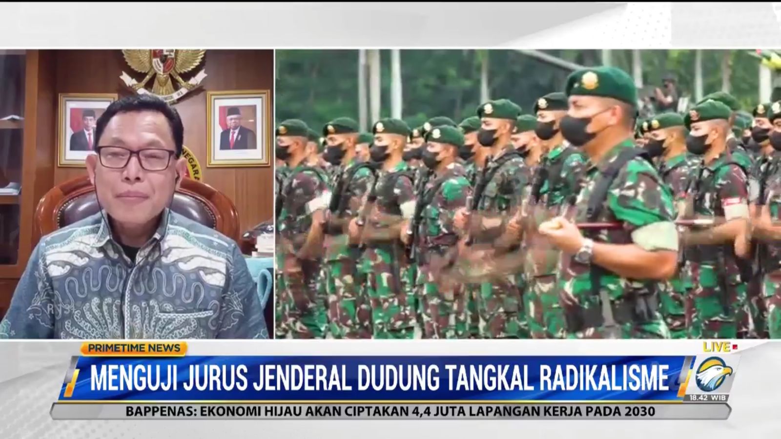  Deputi Komunikasi dan Informasi Badan Intelijen Negara (BIN) Wawan Hari Purwanto 