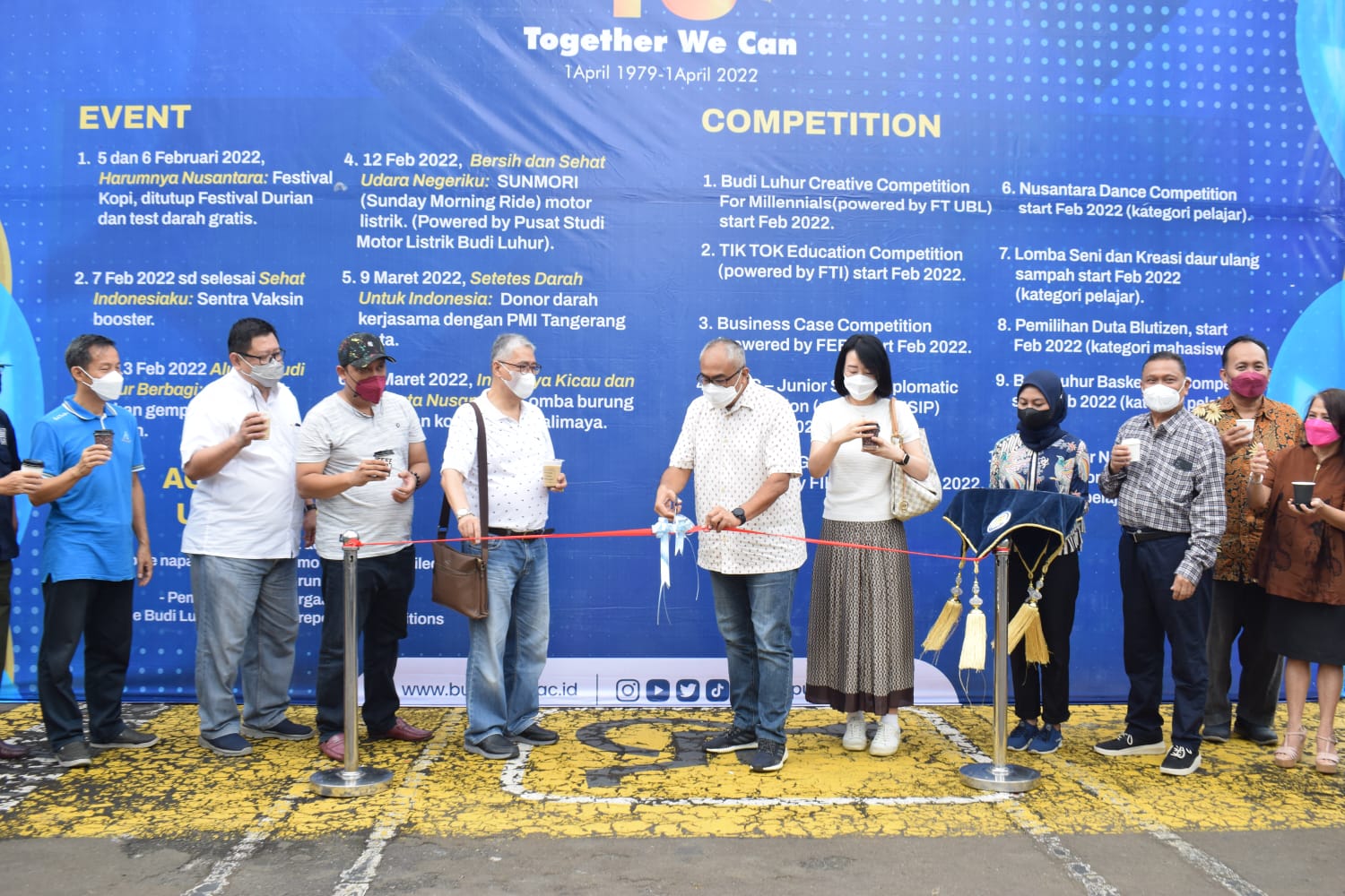 Universitas Budi Luhur menggelar berbagai kegiatan dalam rangka perayaan HUT ke-43.  