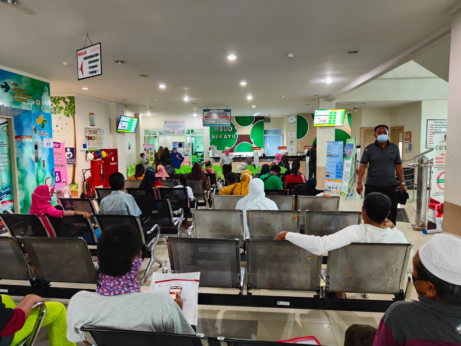 Suasana di RSUD Sekayu, Musi Banyuasing, Sumsel.