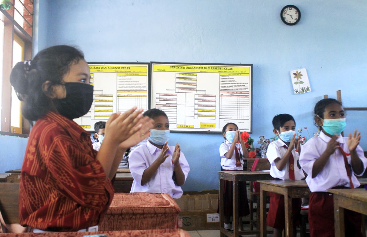 PTM terbatas di Kota Kupang, NTT.