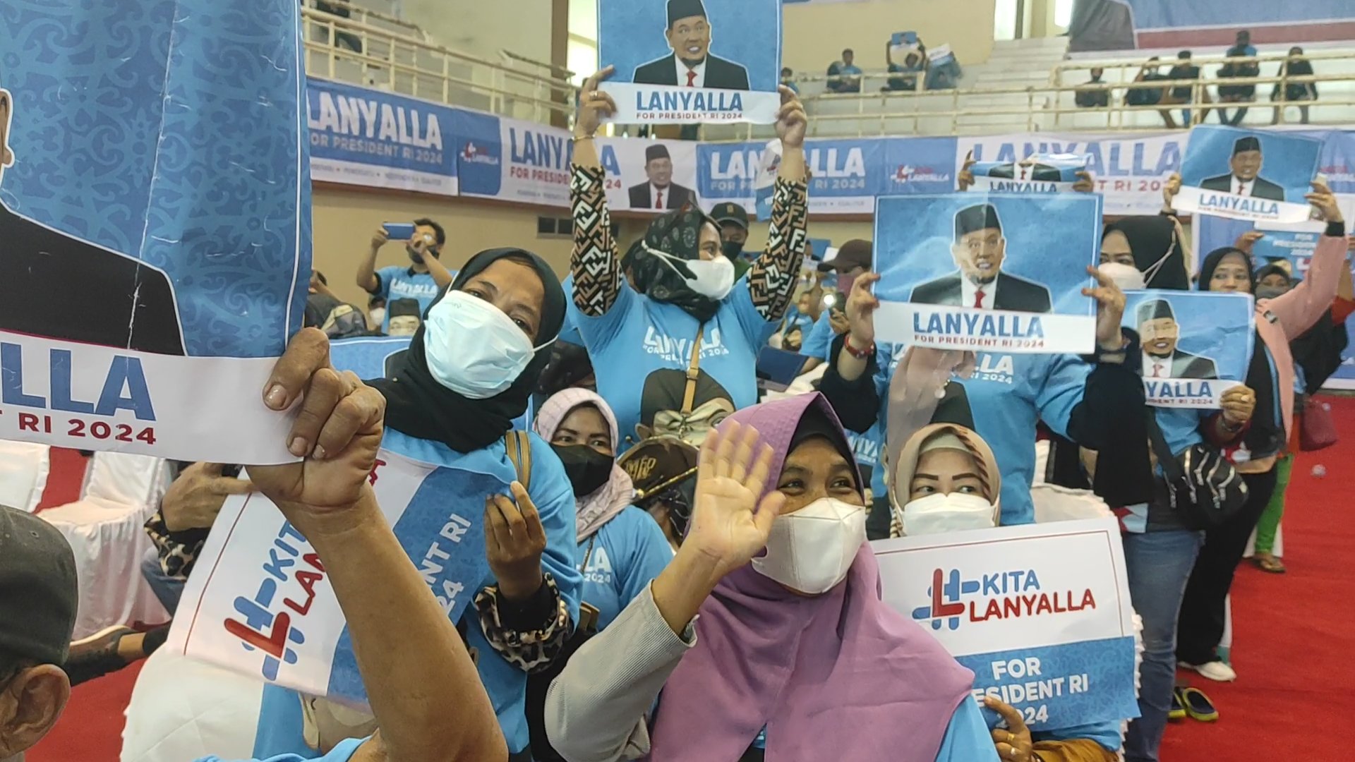 Deklarasi Pencapresan La Nyalla Dibubarkan Satpol PP