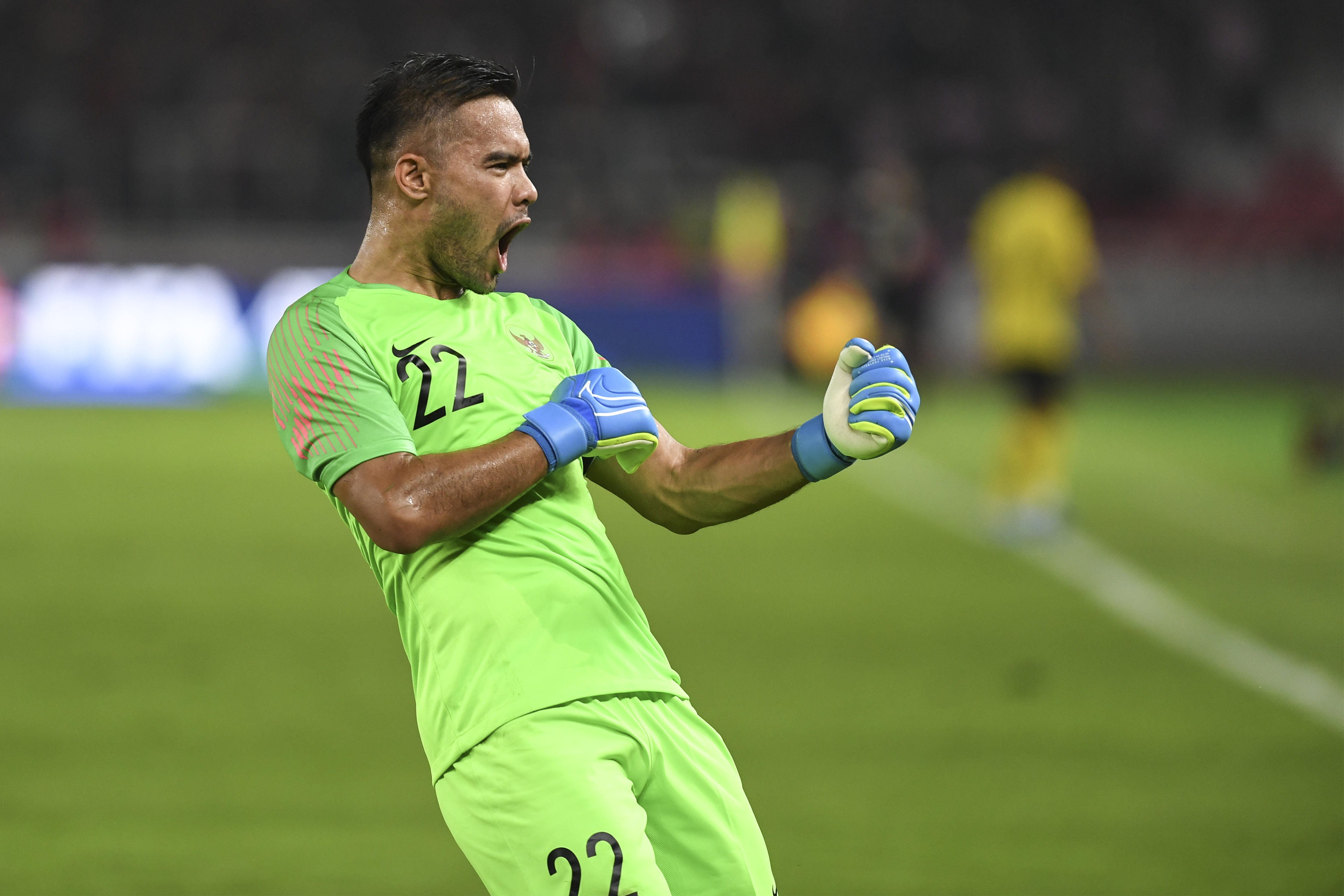 Penjaga gawang Persija Andritany Ardhiyasa