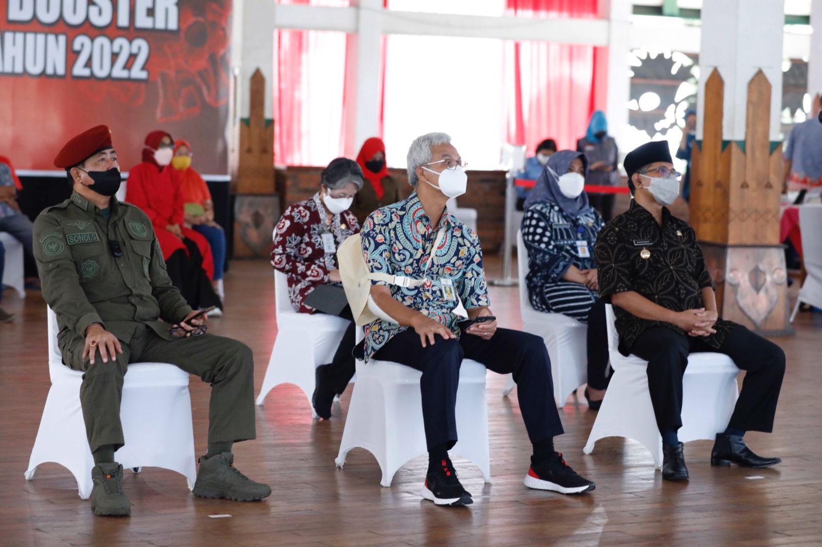 Ganjar Tinjau Vaksinasi di Boyolali Ingatkan Pesan Jokowi