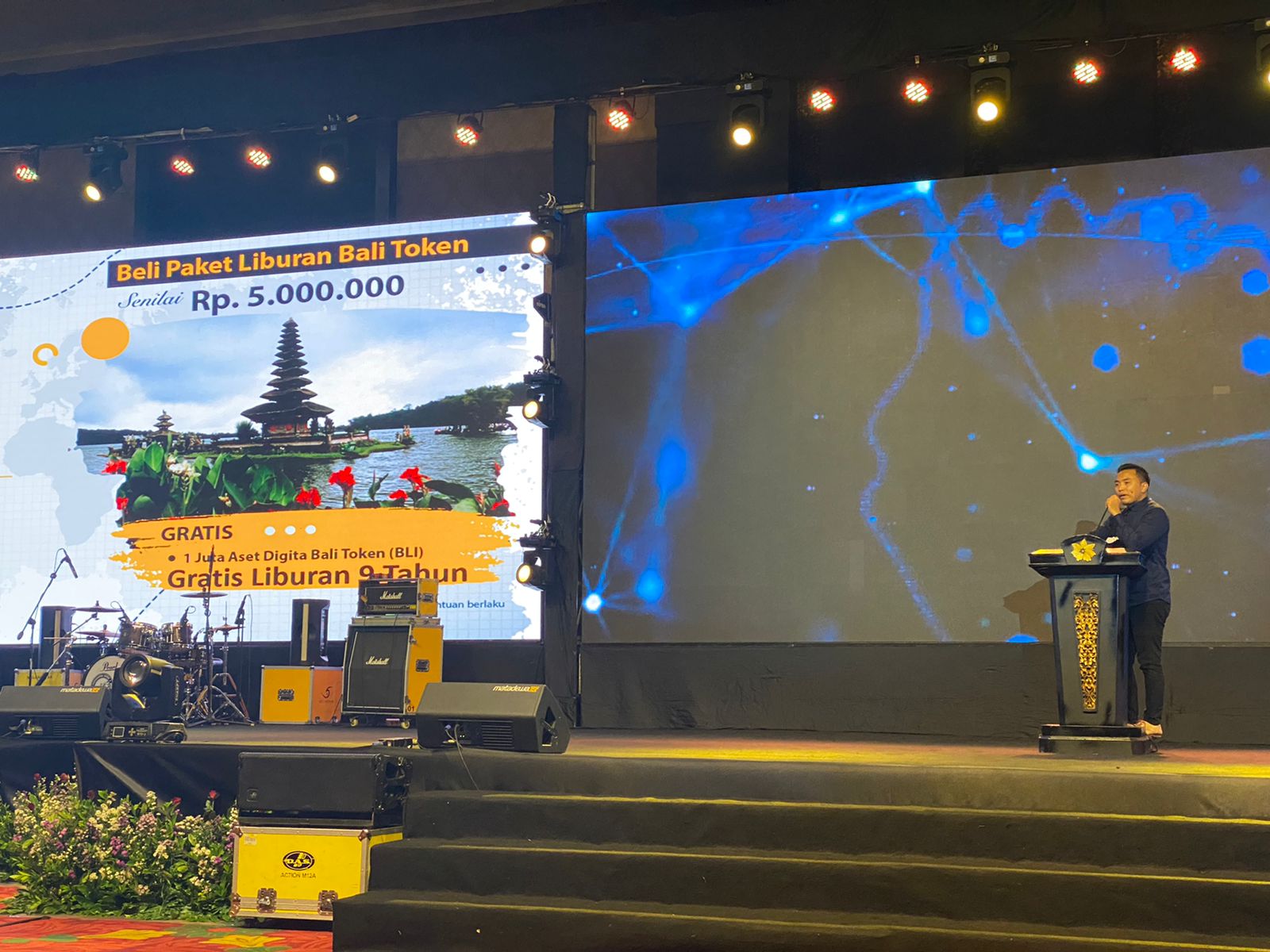 The First Gold Island Festival Bali Blockchain Conference 2022.