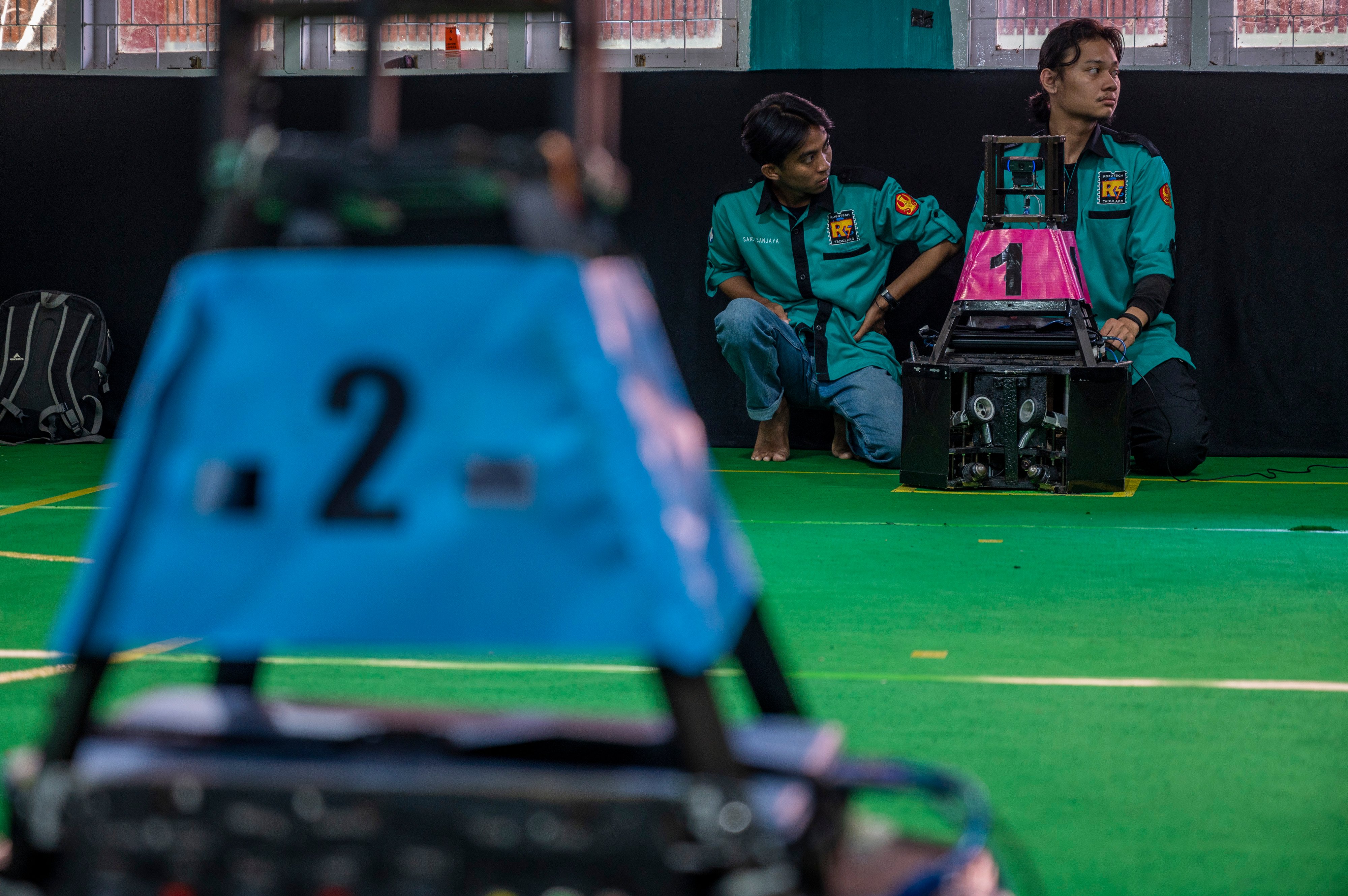 Ilustrasi Robot buatan Universitas Tadulako