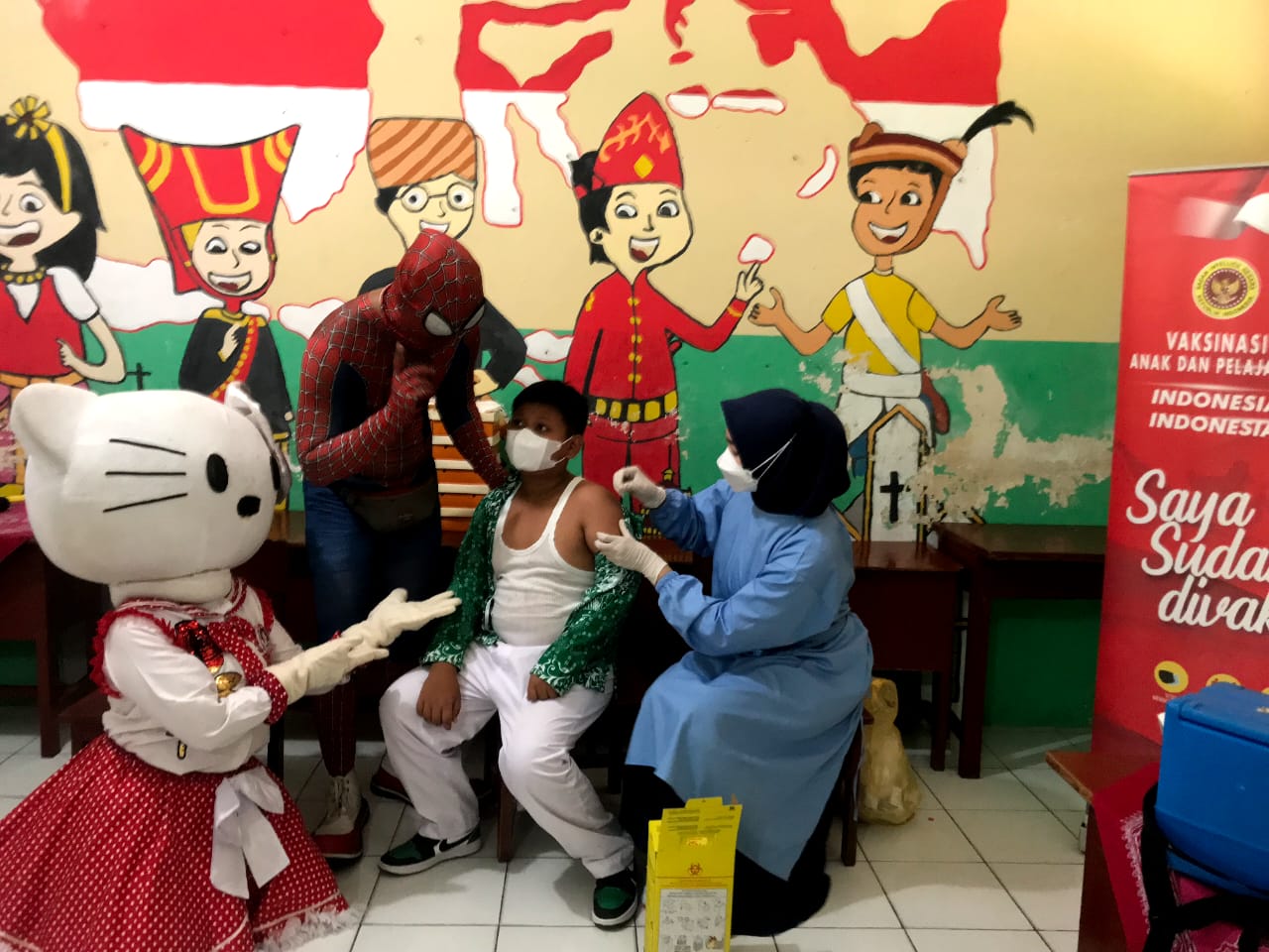 Binda DIY kembali melaksanakan percepatan vaksinasi untuk masyarakat umum, anak hingga lansia kali ini di Sleman dan Kulonprogo
