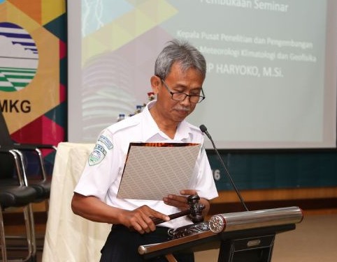 Plt Deputi Klimatologi Badan Meteorologi, Klimatologi dan Geofisika (BMKG) Urip Haryoko.