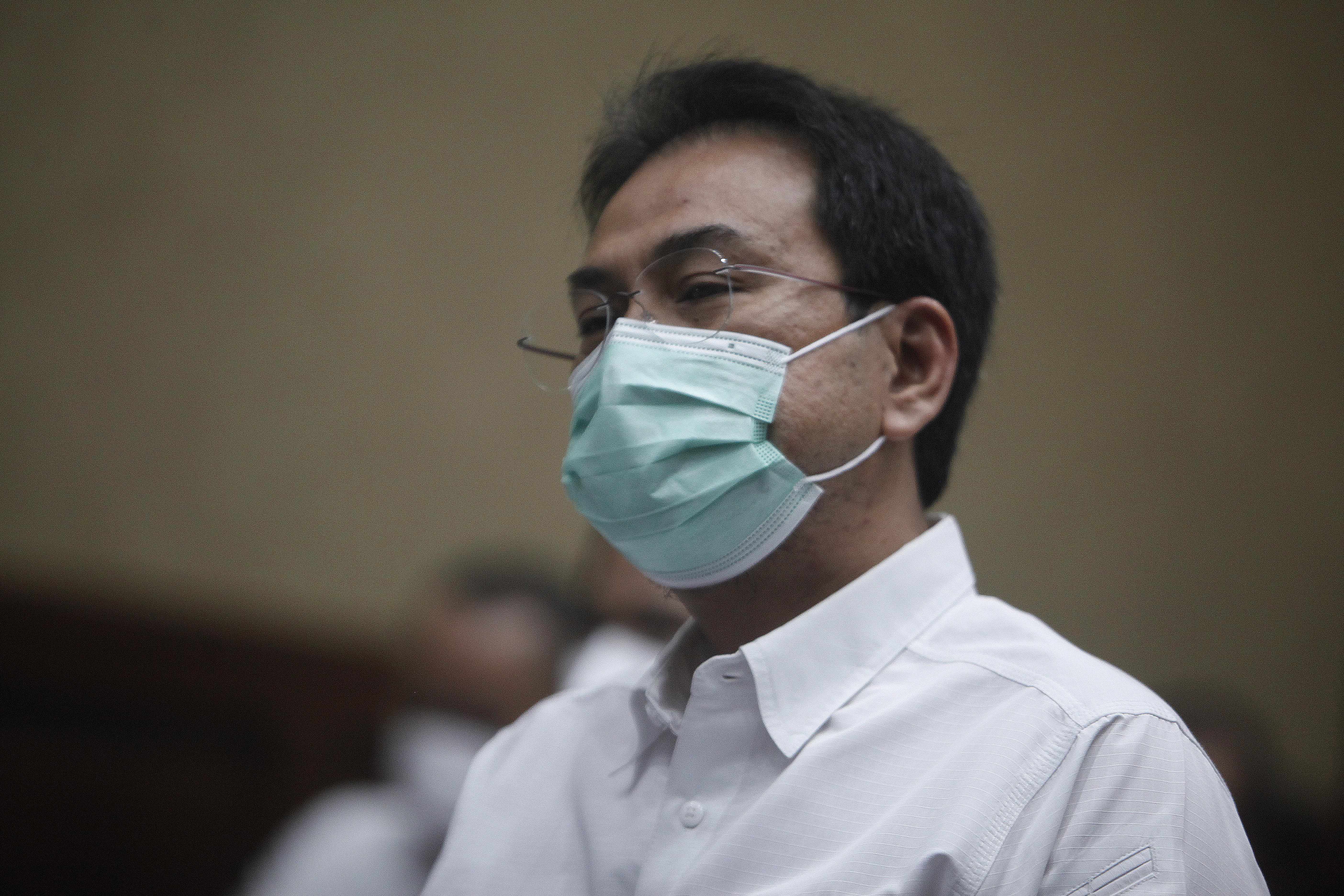 Terdakwa mantan Wakil Ketua DPR Azis Syamsuddin 