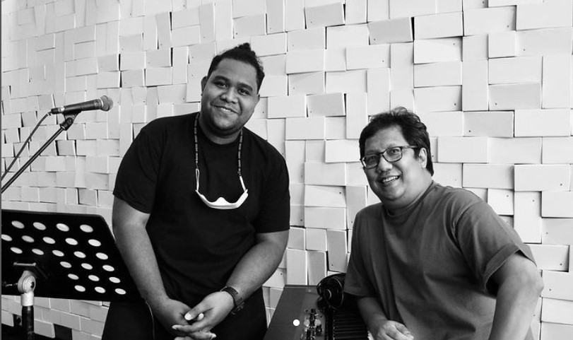 Andmesh (kiri) dan Erwin Gutawa